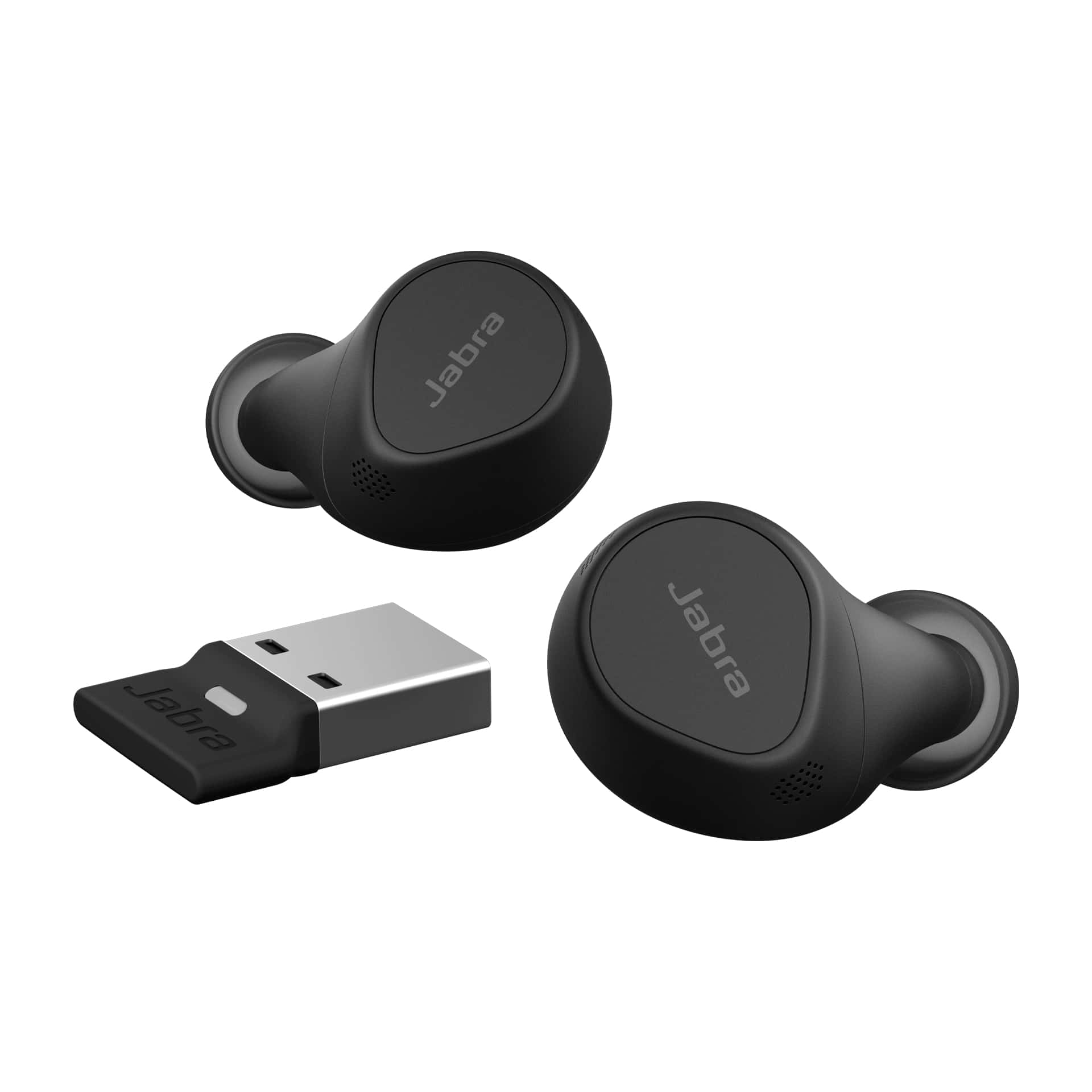 Jabra Evolve2 Buds Headset True Wireless Stereo (TWS) In-ear Oproepen/muziek Bluetooth Zwart (20797-999-989) thumbnail
