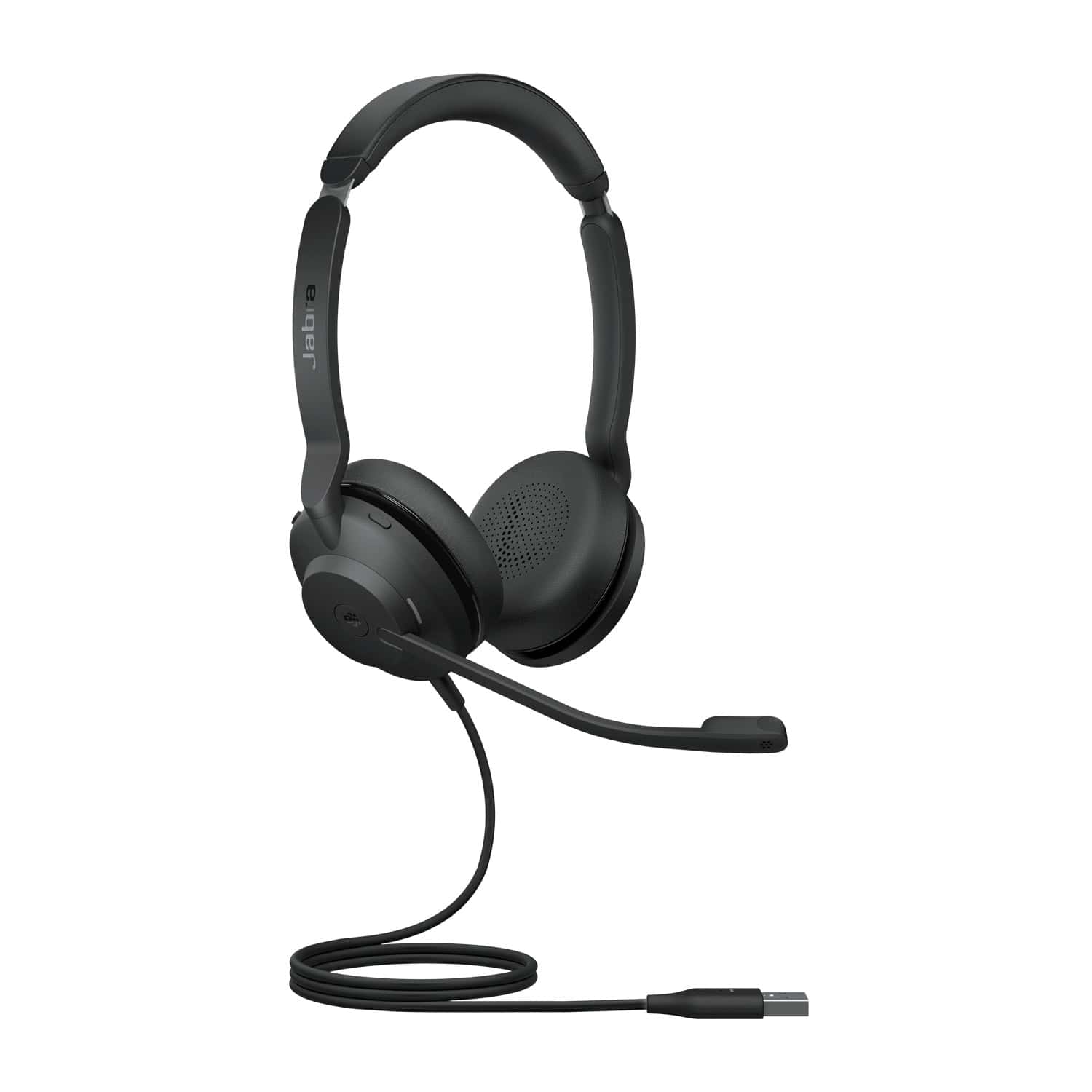 Jabra Evolve2 30, MS Stereo Headset Bedraad Hoofdband Kantoor/callcenter USB Type-A Zwart (23089-999-979) thumbnail