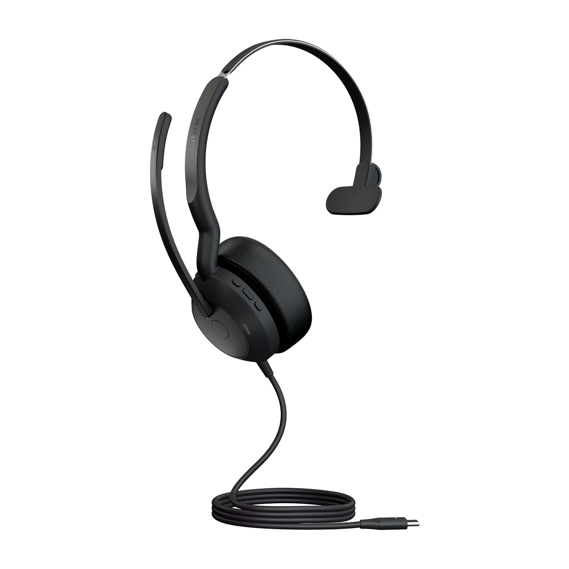 Jabra Evolve2 50 Headset Bedraad Hoofdband Kantoor/callcenter USB Type-C Zwart (25089-899-899) thumbnail