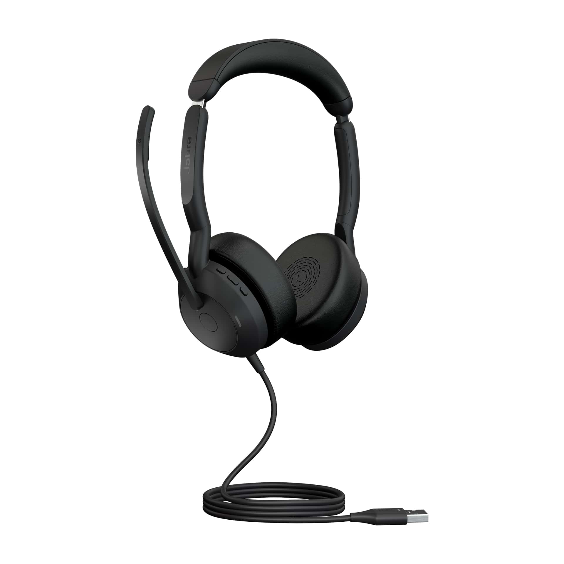 Jabra Evolve2 50 Headset Bedraad Hoofdband Kantoor/callcenter USB Type-A Zwart (25089-989-999) thumbnail
