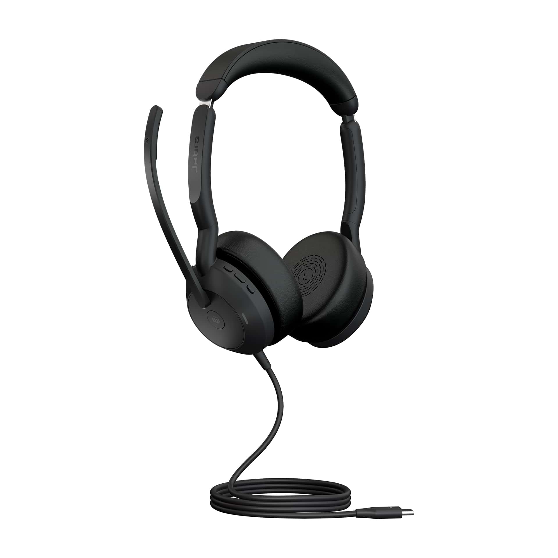 Jabra Evolve2 50 Headset Bedraad Hoofdband Kantoor/callcenter USB Type-C Zwart (25089-999-899) thumbnail