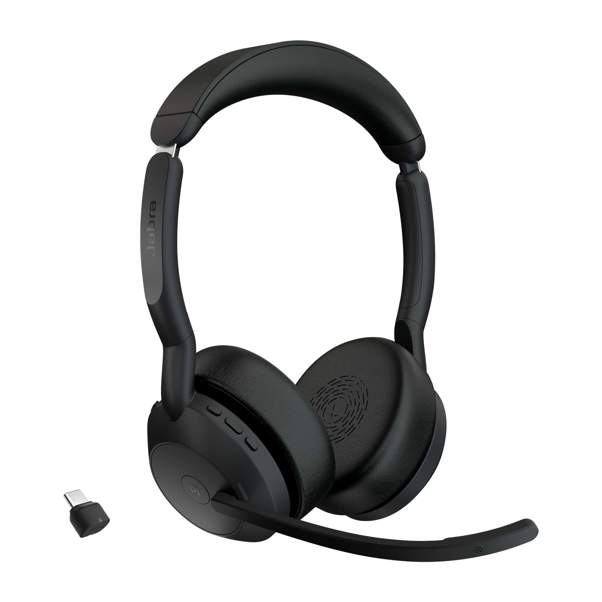 Jabra Evolve2 55 Headset Draadloos Hoofdband Kantoor/callcenter Bluetooth Oplaadhouder Zwart (25599-999-899) thumbnail