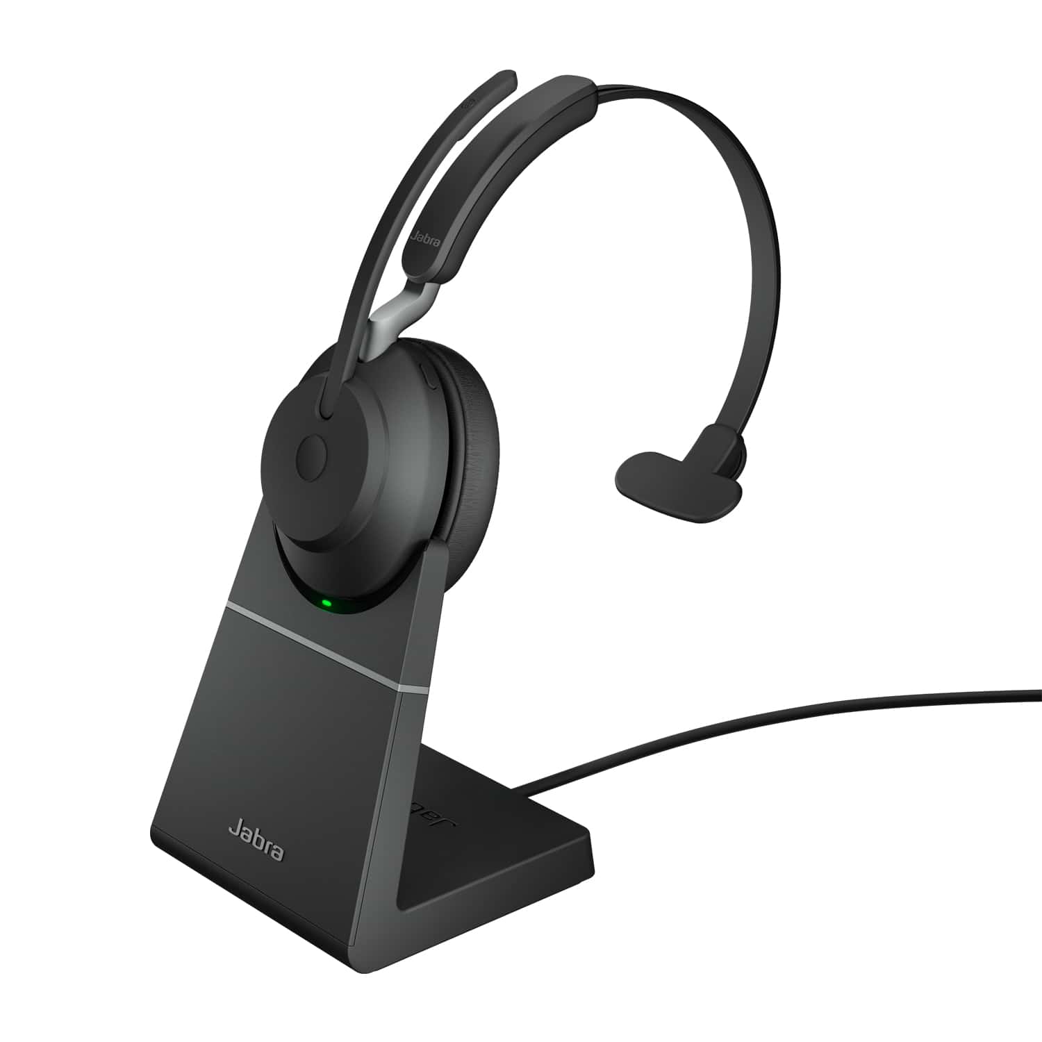 Jabra Evolve2 65, UC Mono Headset Draadloos Hoofdband Kantoor/callcenter USB Type-A Bluetooth Zwart (26599-889-989) thumbnail