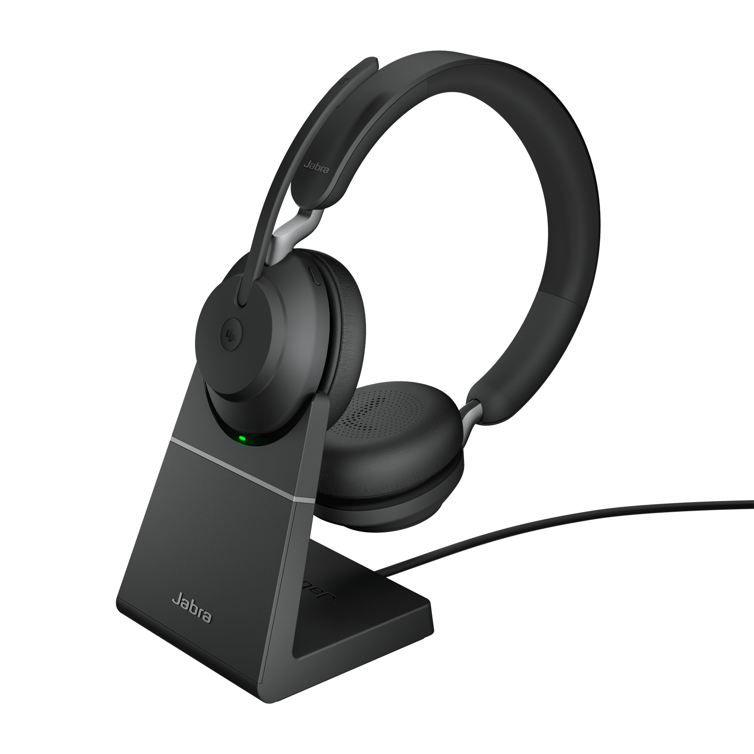 Jabra Evolve2 65 Headset Draadloos Hoofdband Kantoor/callcenter USB Type-A Bluetooth Oplaadhouder (26599-999-989) thumbnail