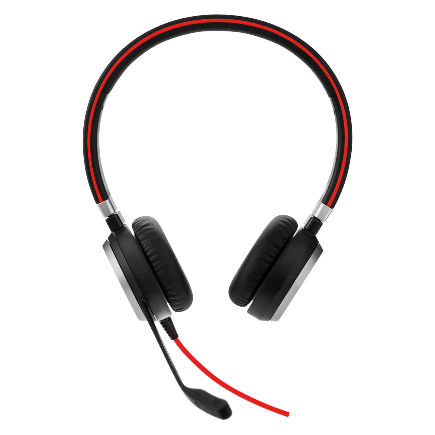 Jabra Evolve 40 UC Stereo Headset Bedraad Hoofdband Kantoor/callcenter USB Type-A Zwart (6399-829-209) thumbnail