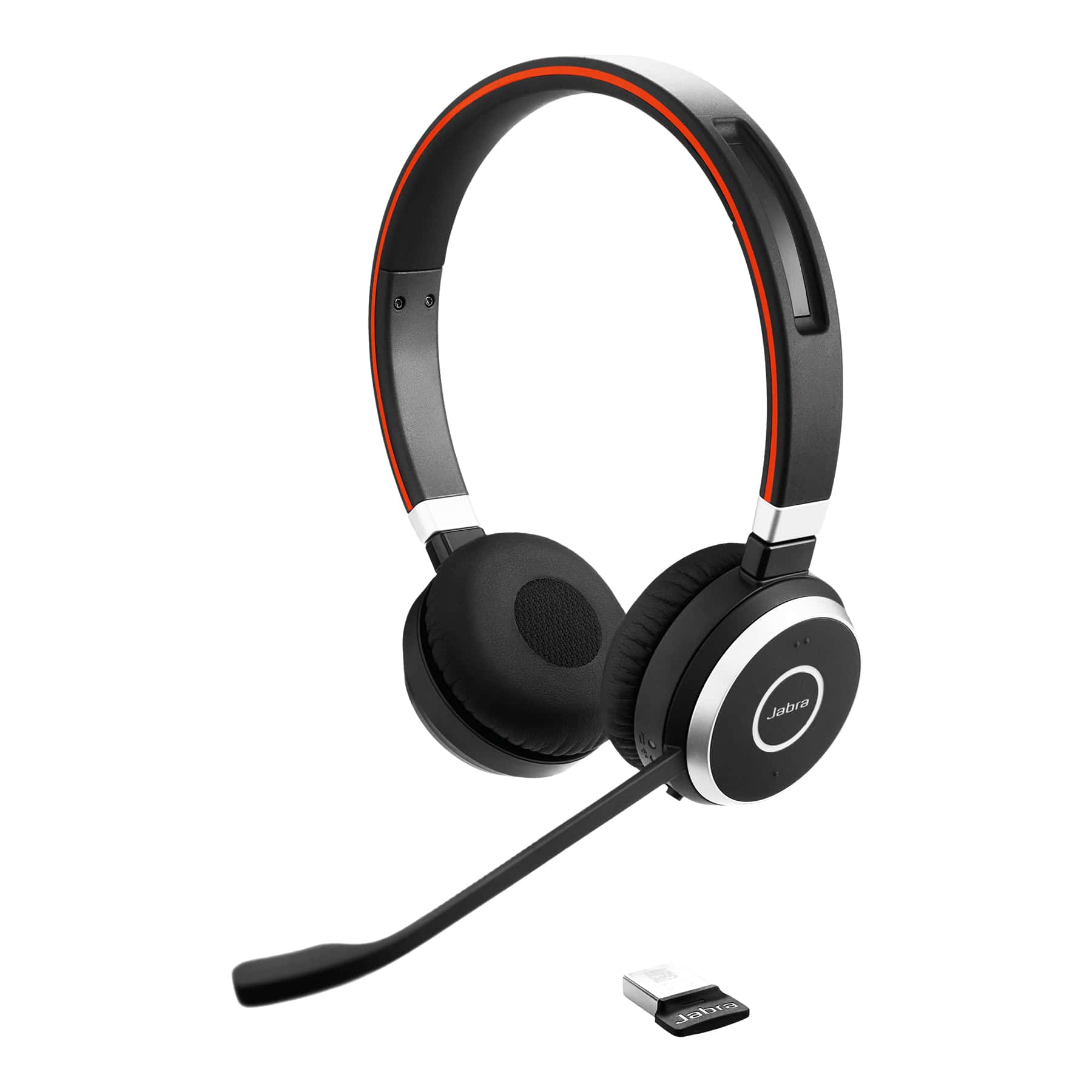 Jabra Evolve 65 MS Stereo Headset Bedraad en draadloos Hoofdband Kantoor/callcenter Micro-USB Bluetooth Zwart (6599-823-309) thumbnail