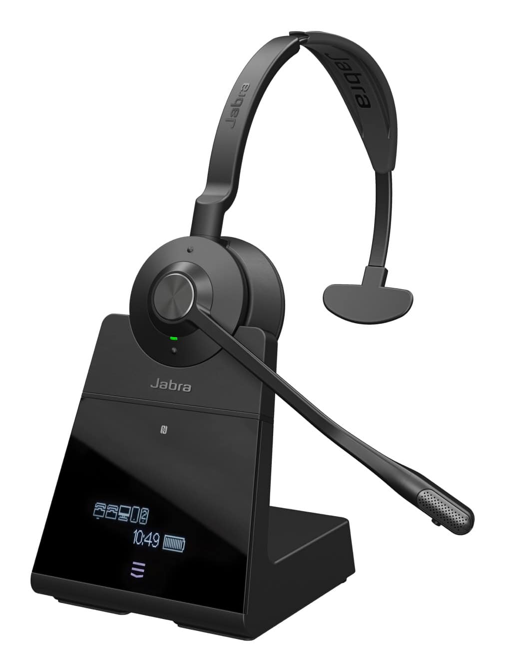Jabra Engage 75 Mono Headset Draadloos Hoofdband, Neckband Kantoor/callcenter Bluetooth Oplaadhouder Zwart (9556-583-111) thumbnail