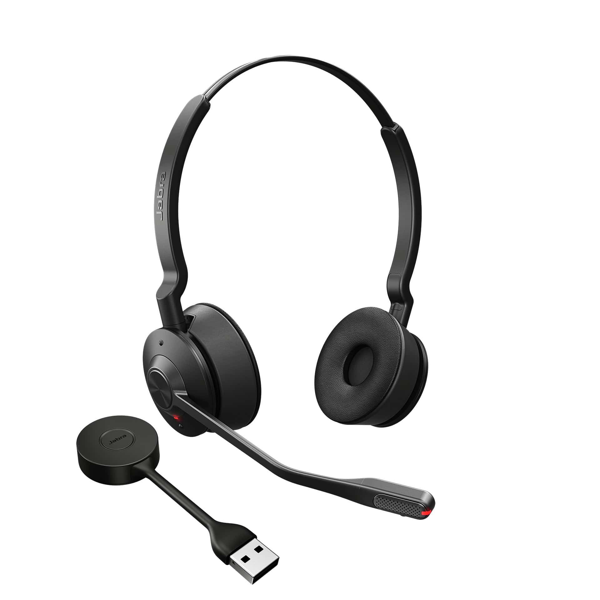 Jabra Engage 55 Headset Draadloos Hoofdband Kantoor/callcenter Zwart, Titanium (9559-410-111) thumbnail