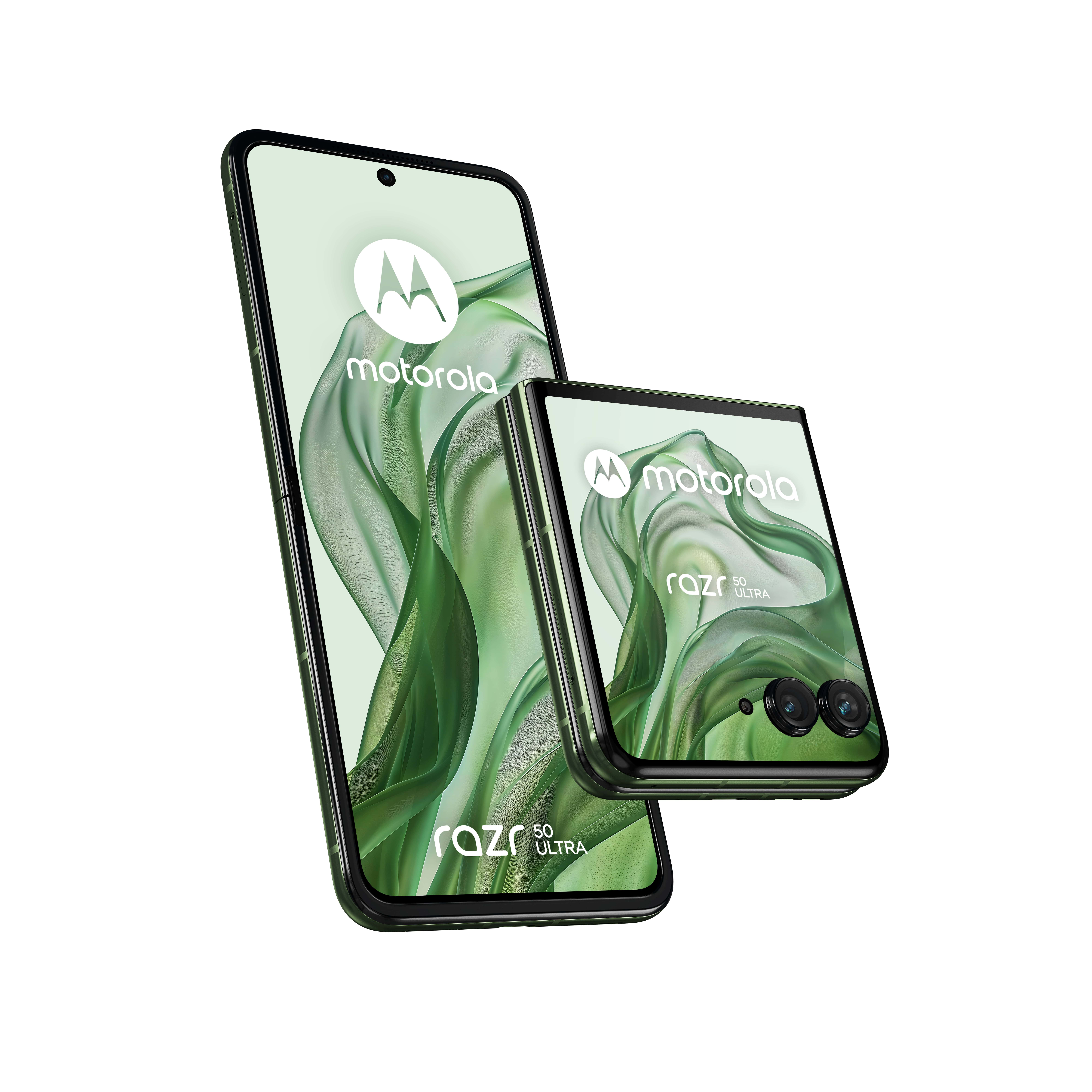 Motorola razr 50 ultra 17,5 cm (6.9) Dual SIM Android 14 5G USB Type-C 12 GB 512 GB 4000 mAh Groen (PB1T0004SE) thumbnail