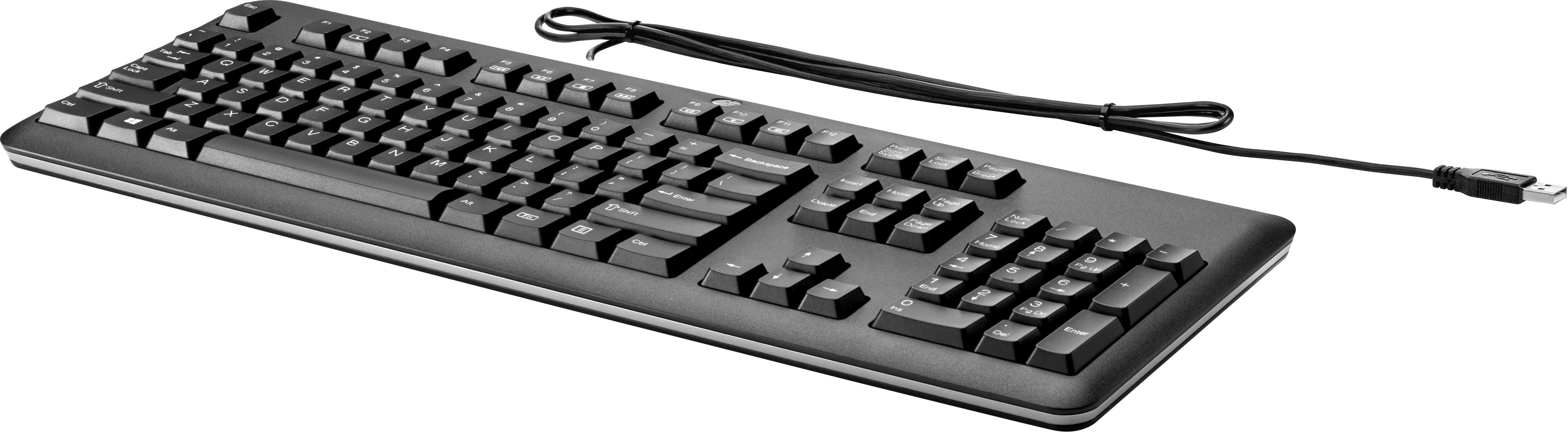 HP USB-toetsenbord voor pc (QY776AA) thumbnail