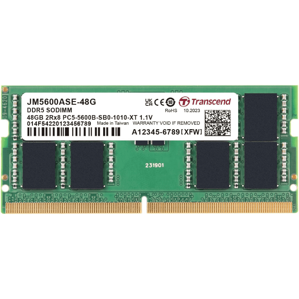 Transcend 48GB SO PC 5600 CL46 Transcend JetRAM. JM5600ASE-48G (JM5600ASE-48G) thumbnail