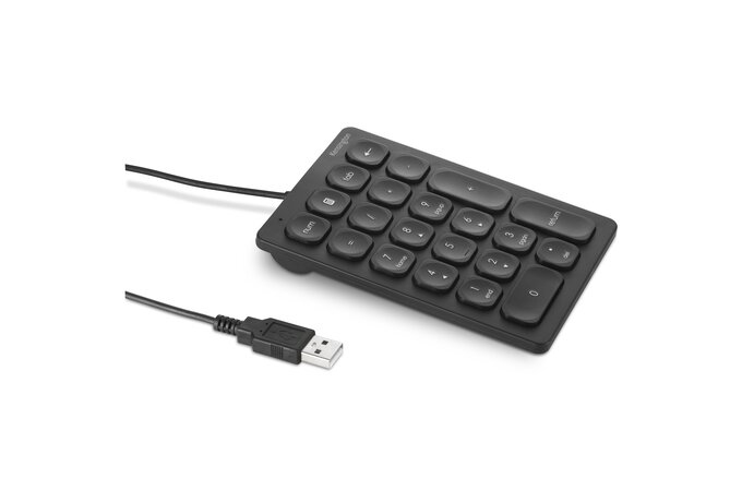 Kensington K79820WW numeriek toetsenbord Notebook/pc USB Zwart (K79820WW) thumbnail