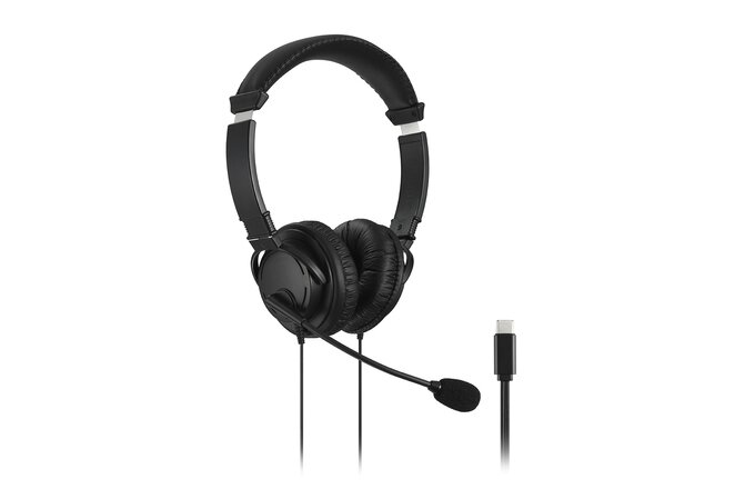 Kensington USB-C Hi-Fi Hoofdtelefoon met microfoon (K97457WW) thumbnail