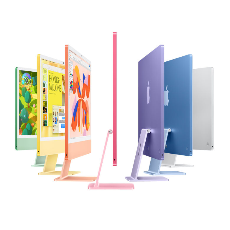 Apple iMac Blau CZ1E5-0121000 - 61cm(24‘‘) M4 8?Core CPU, 8?Core GPU, 24GB RAM, 1TB SSD, Standardglas, Magic Keyboard (CZ1E5-0121000) thumbnail