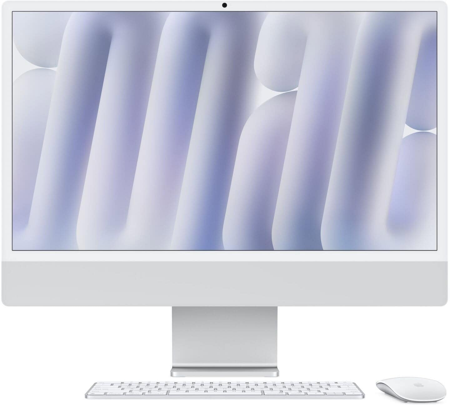 Apple iMac Silber CZ1EH-01100000 - 61cm(24‘‘) M4 10-Core CPU, 10-Core GPU, 24GB RAM, 512GB SSD, Standardglas, Magic Keyboard TID (CZ1EH-01100000) thumbnail