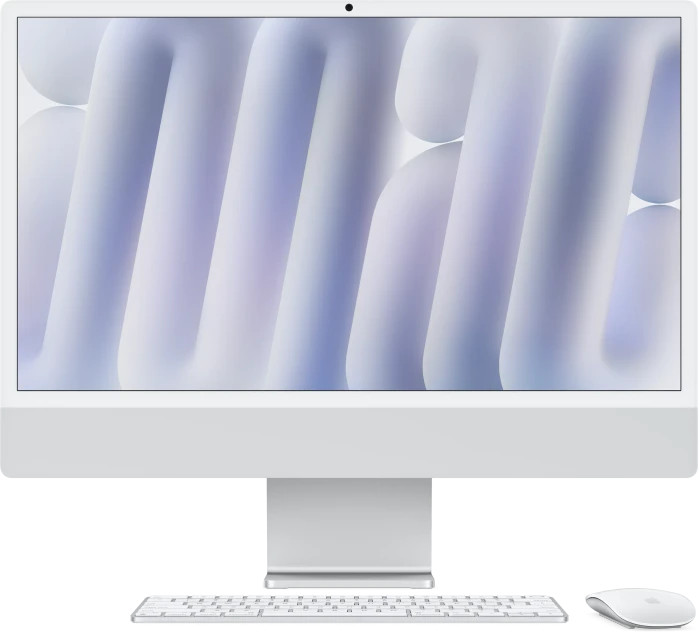 Apple iMac Silber CZ1EH-01300010 - 61cm(24‘‘) M4 10-Core CPU, 10-Core GPU, 24GB RAM, 2TB SSD, Standardglas, Magic Keyboard TID u (CZ1EH-01300010) thumbnail