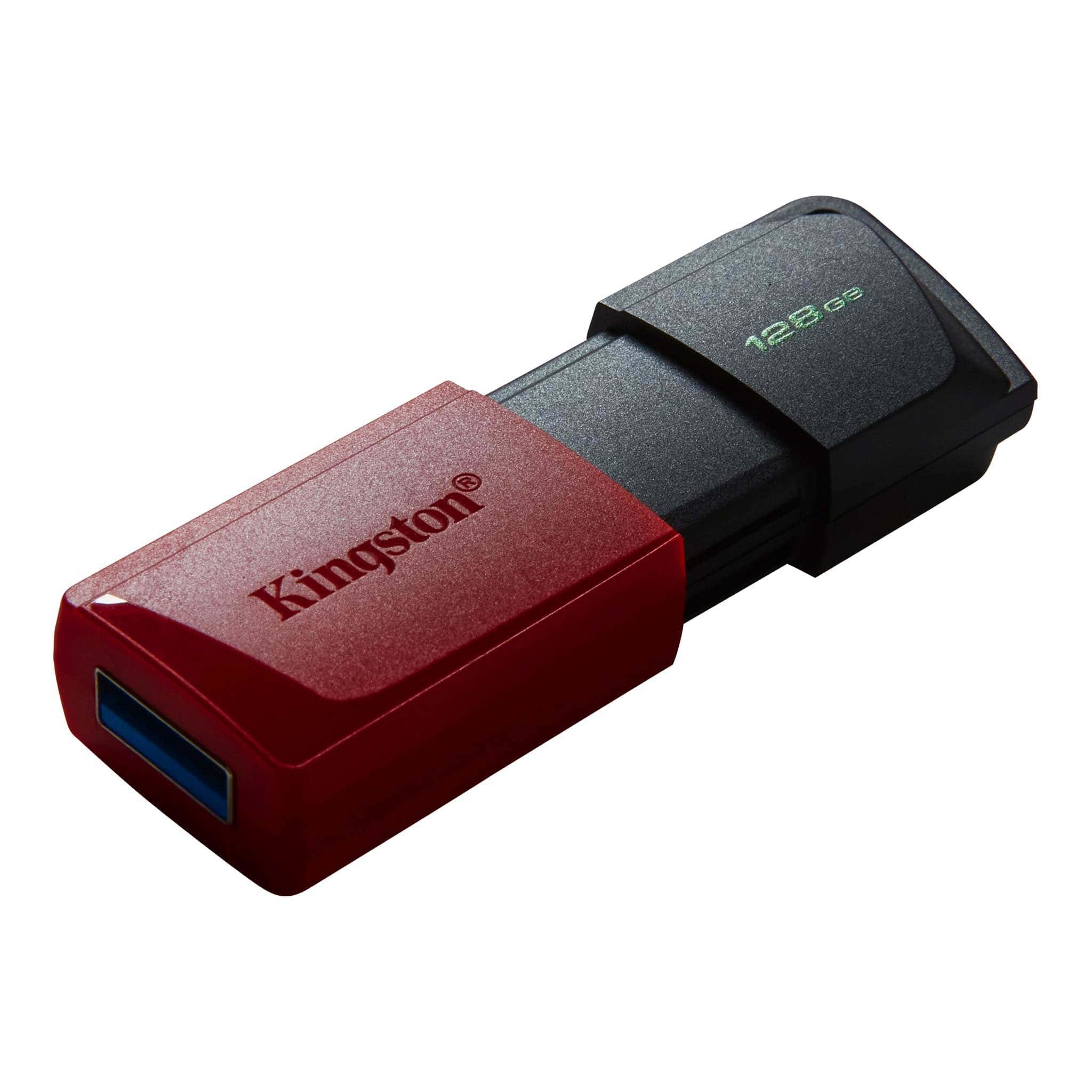 Kingston Technology DataTraveler Exodia M USB flash drive 128 GB USB Type-A 3.2 Gen 1 (3.1 Gen 1) Zwart, Rood (DTXM/128GB) thumbnail