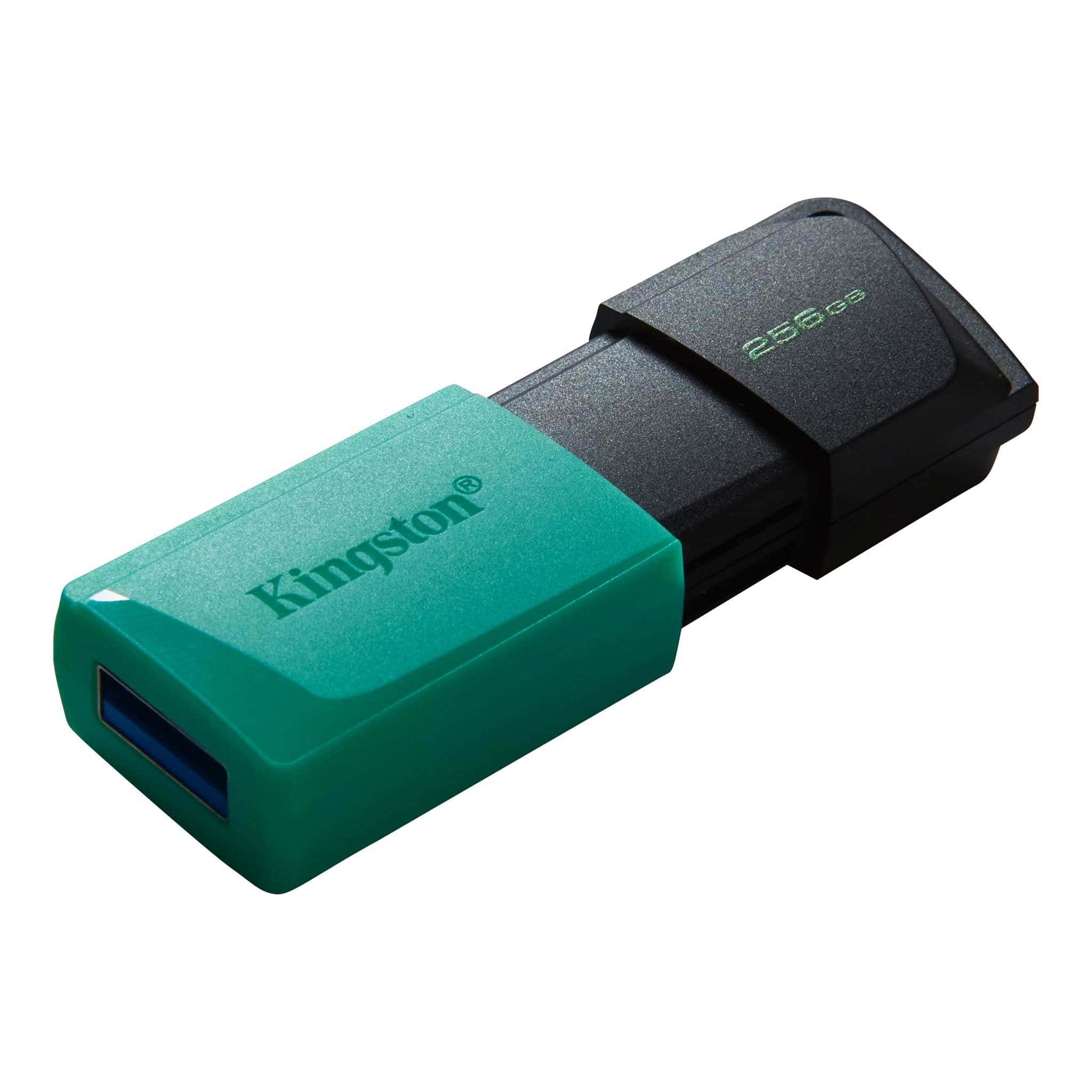 Kingston Technology DataTraveler Exodia M USB flash drive 256 GB USB Type-A 3.2 Gen 1 (3.1 Gen 1) Zwart, Turkoois (DTXM/256GB) thumbnail