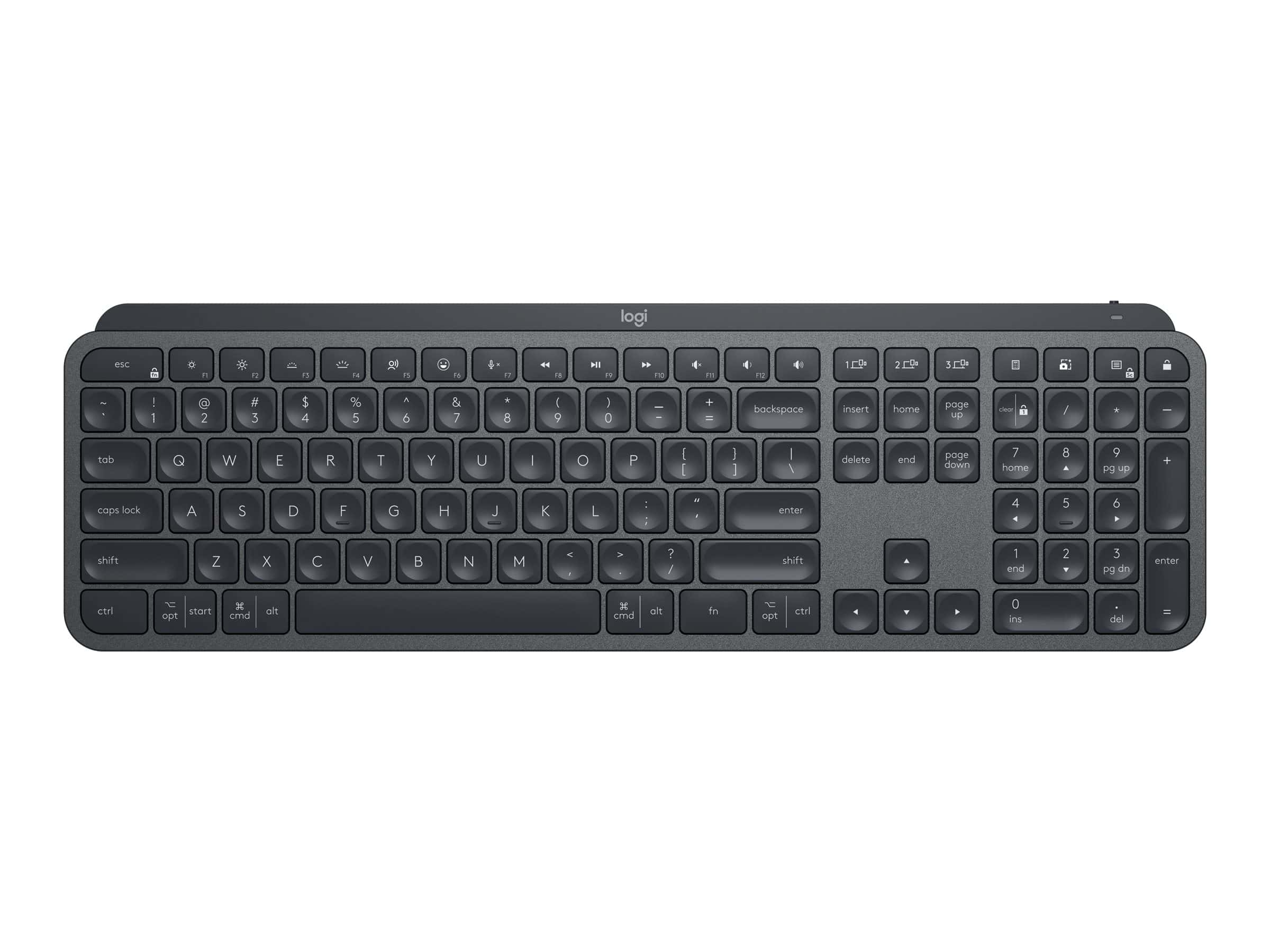 Logitech SPACE GREY - FRA - EMEA 28-935 MX KEYS S (920-012841) thumbnail