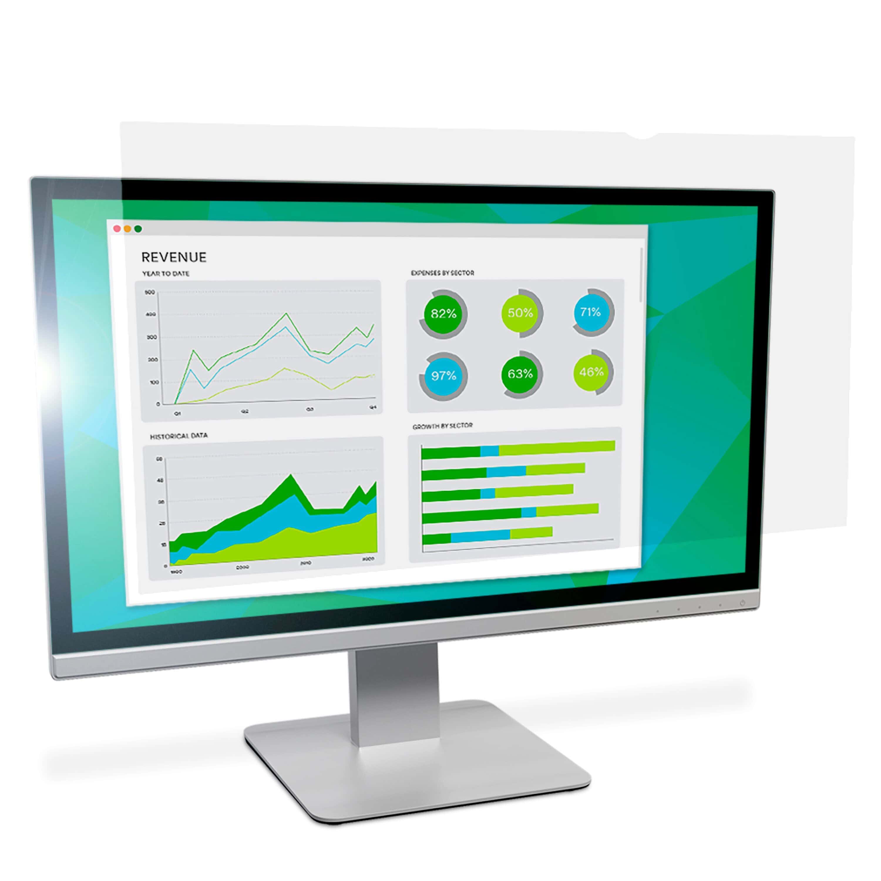 3M Anti-Glare Filter voor 23in Monitor, 16:9, AG230W9B (AG230W9B) thumbnail