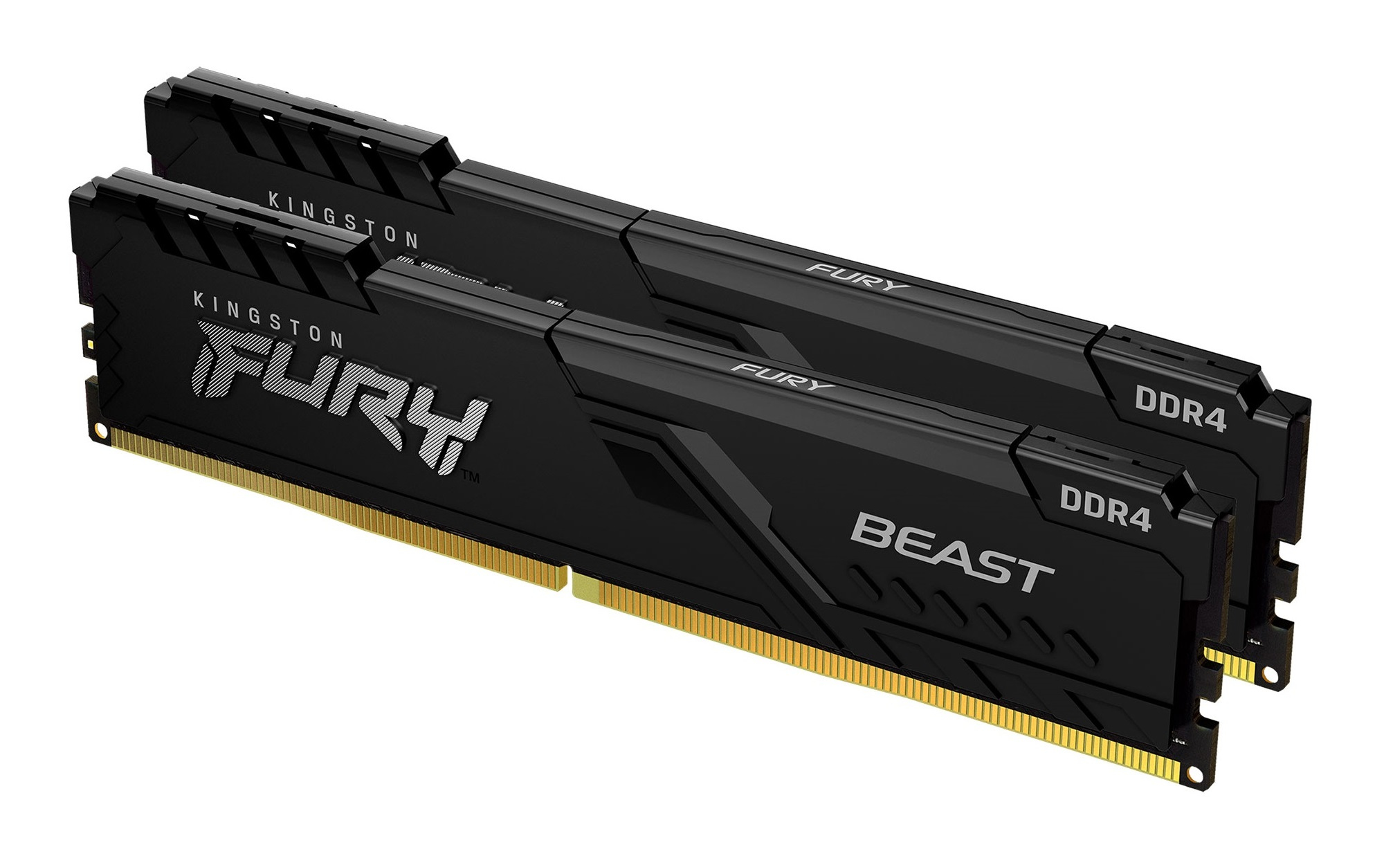 Kingston Technology FURY Beast 32GB 3200MT/s DDR4 CL16 DIMM (Kit van 2) 1Gx8 Black (KF432C16BB1K2/32) thumbnail