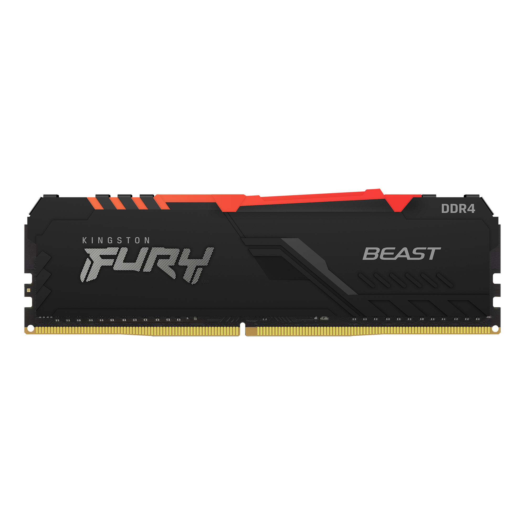 Kingston Technology FURY Beast RGB geheugenmodule 8 GB 1 x 8 GB DDR4 3600 MT/s 288-pin DIMM (KF436C17BBA/8) thumbnail