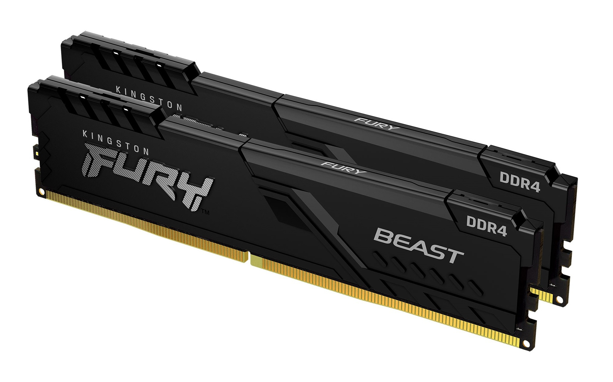 Kingston Technology FURY Beast 16GB 3600MT/s DDR4 CL17 DIMM (Kit van 2) Black (KF436C17BBK2/16) thumbnail