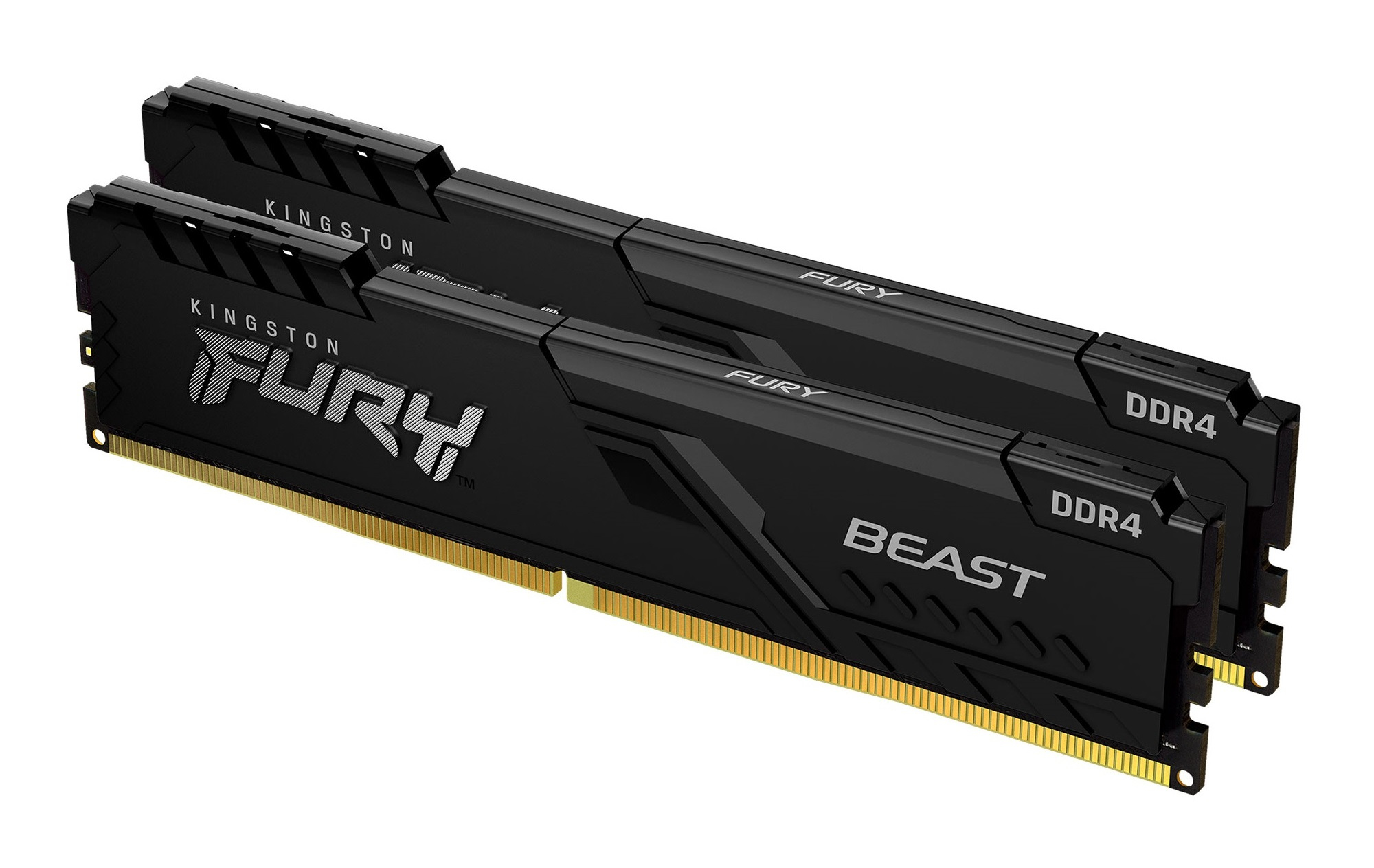 Kingston Technology FURY Beast 32GB 3600MT/s DDR4 CL18 DIMM (Kit van 2) Black (KF436C18BBK2/32) thumbnail