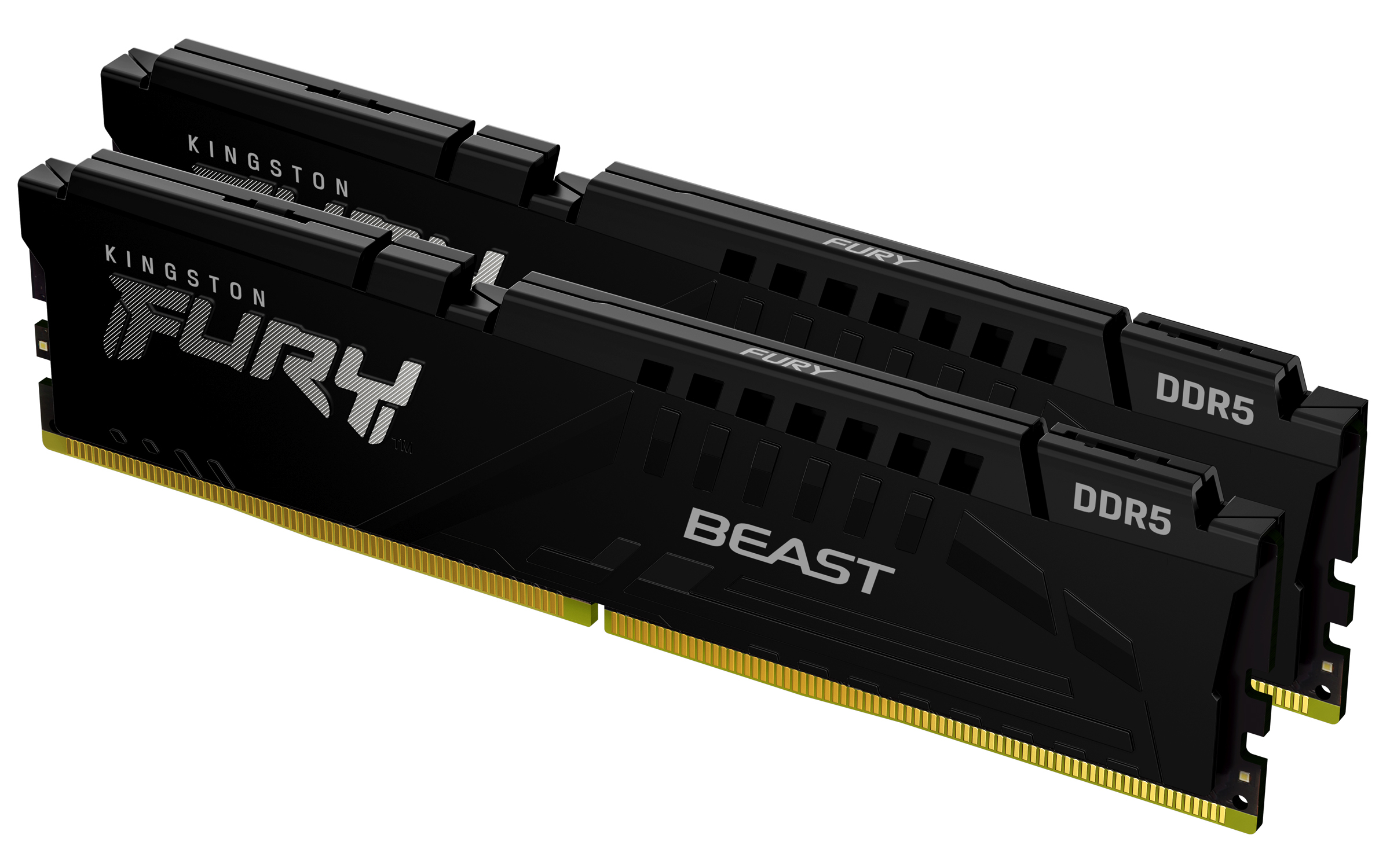 Kingston Technology FURY Beast 32GB 5600MT/s DDR5 CL36 DIMM (set van 2) Black (KF556C36BBEK2-32) thumbnail