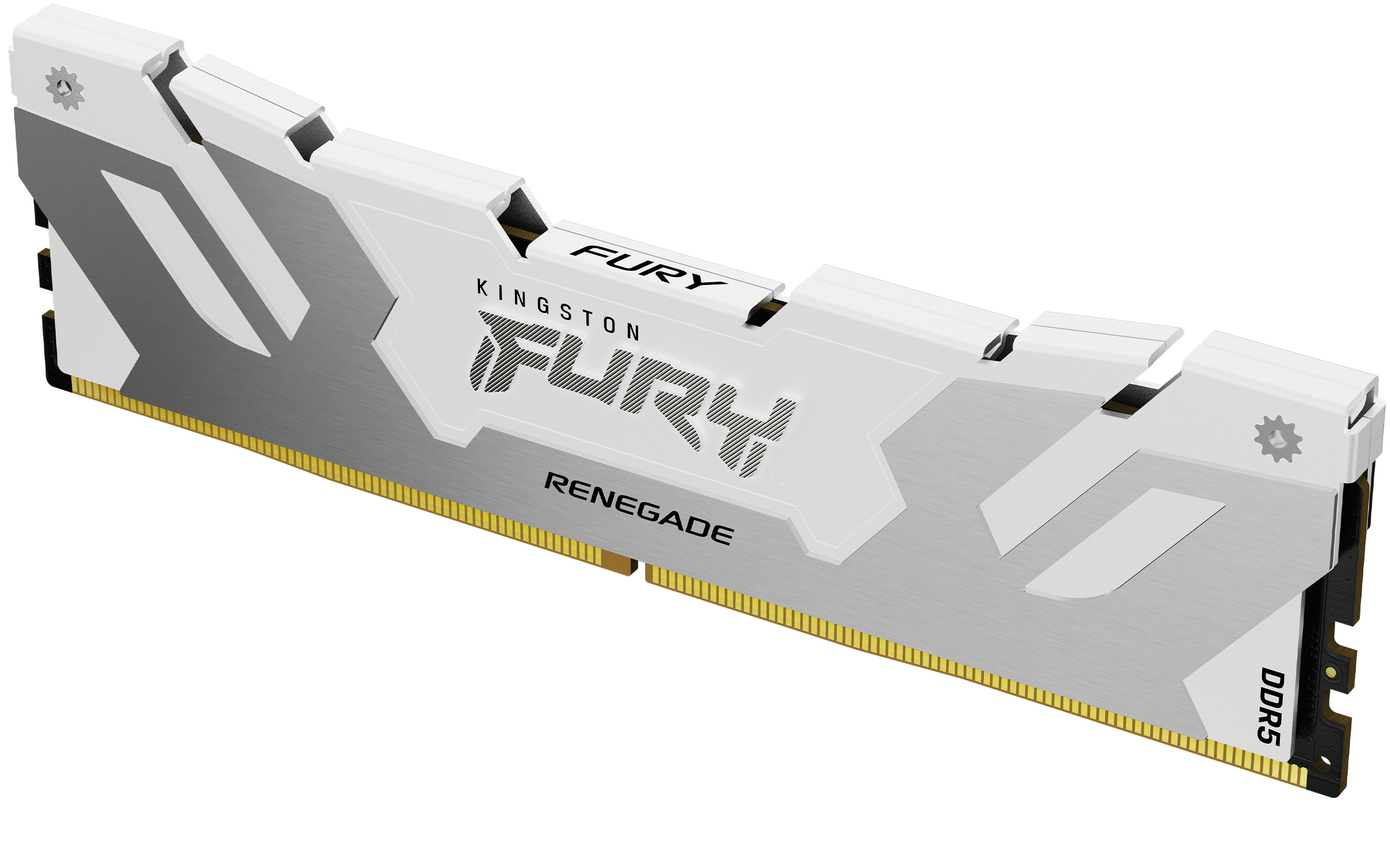 Kingston Technology FURY 16GB 6400MT/s DDR5 CL32 DIMM Renegade White XMP (KF564C32RW-16) thumbnail