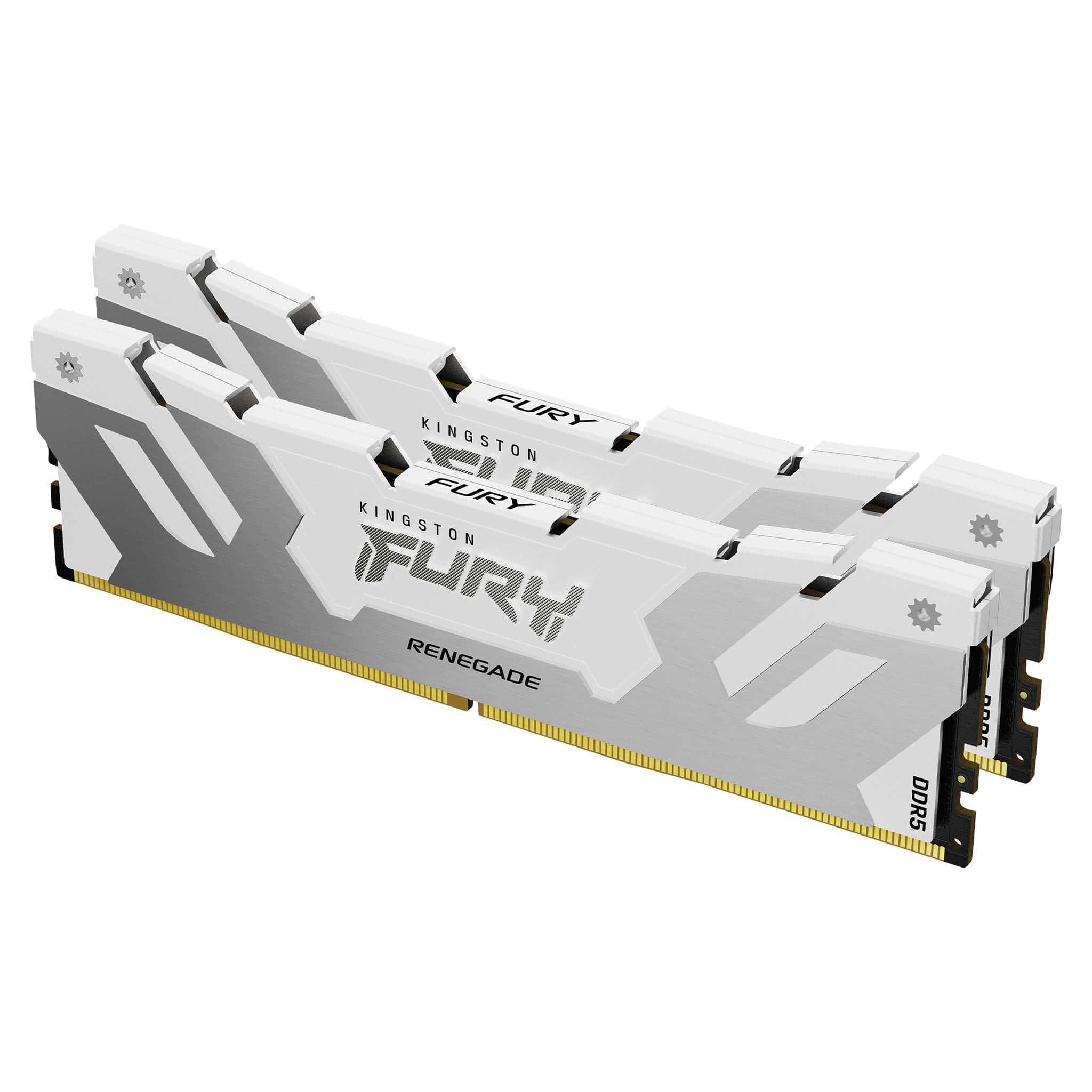 Kingston Technology FURY Renegade geheugenmodule 32 GB 2 x 16 GB DDR5 6400 MHz (KF564C32RWK2-32) thumbnail