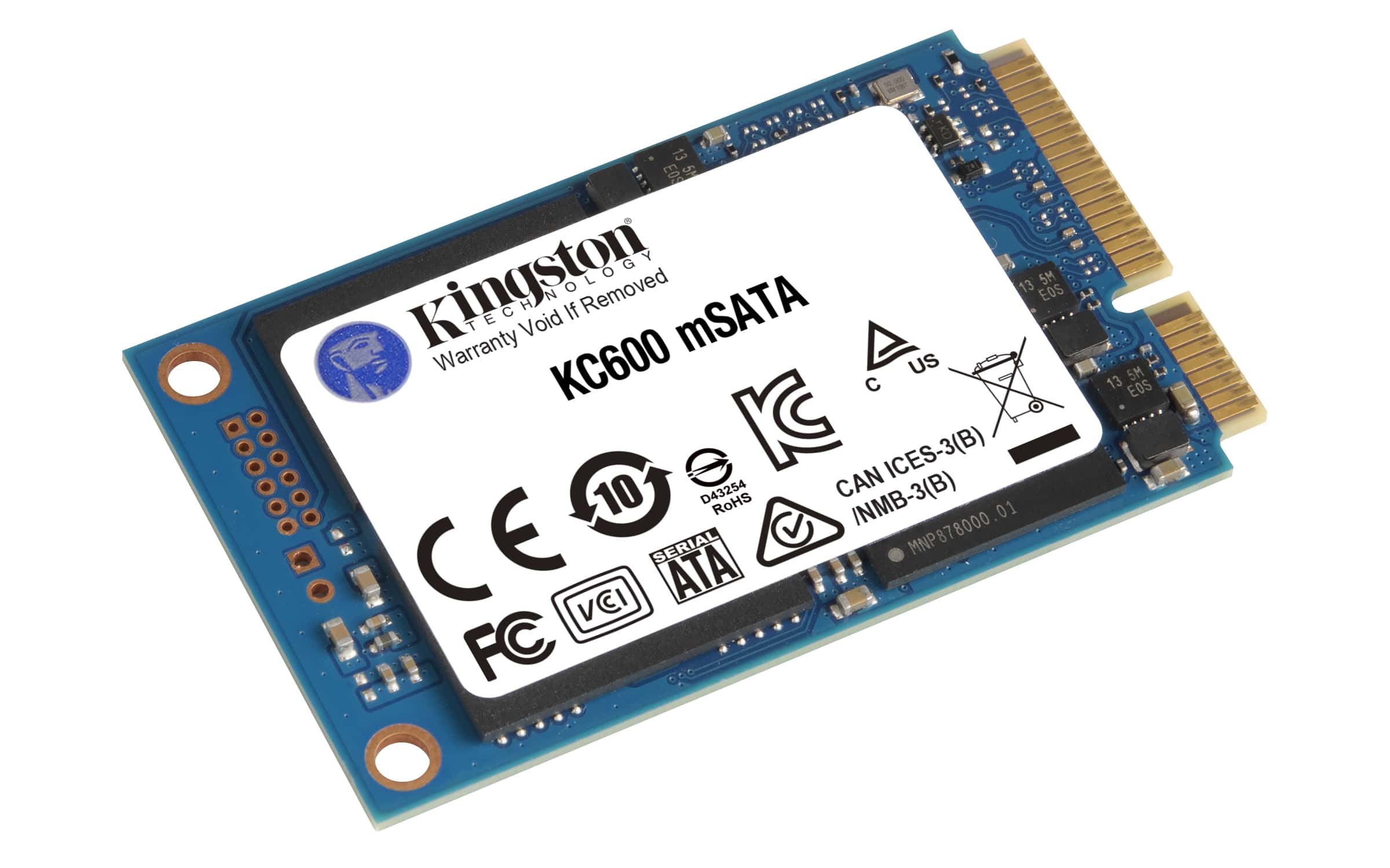 Kingston Technology KC600 mSATA 512 GB SATA III 3D TLC (SKC600MS/512G) thumbnail