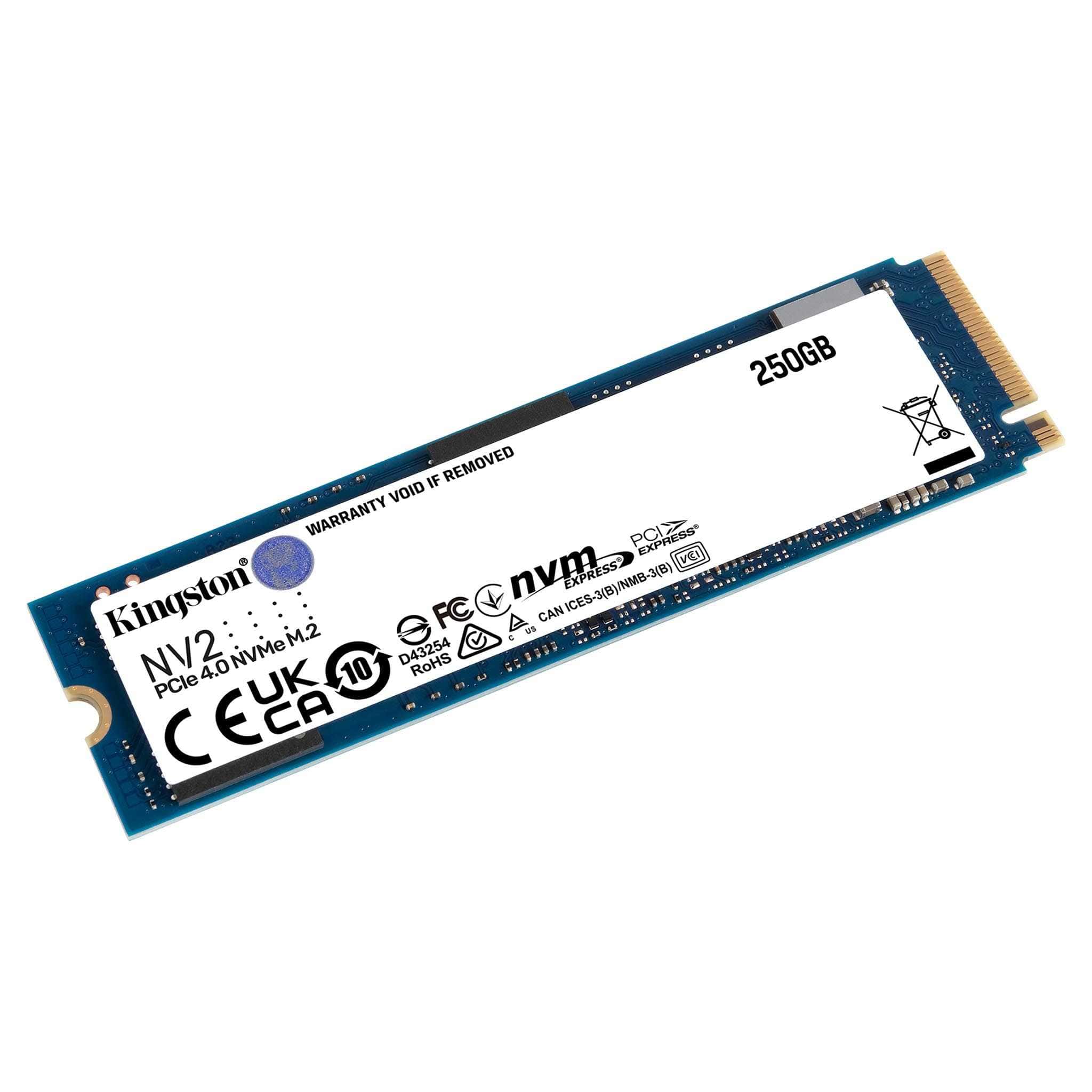 Kingston Technology NV2 M.2 250 GB PCI Express 4.0 NVMe (SNV2S/250G) thumbnail
