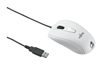 Fujitsu M440 ECO BL Grey muis Kantoor Ambidextrous USB Type-A Optisch 1000 DPI (S26381-K450-L101) thumbnail
