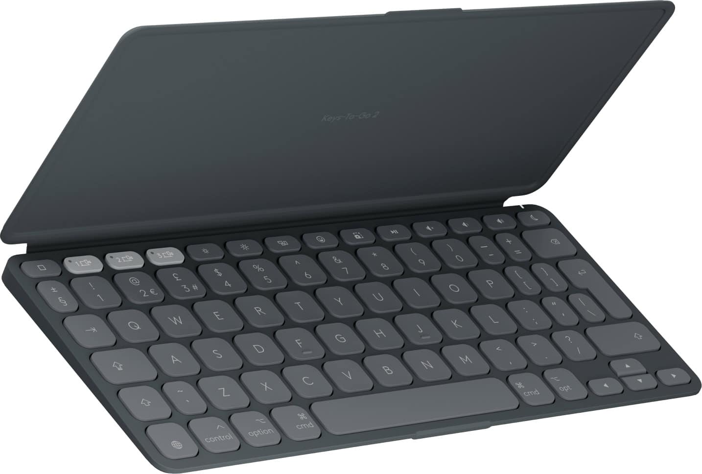 Logitech Keys-To-Go 2 toetsenbord Universeel Bluetooth QWERTY US International Grafiet (920-013017) thumbnail