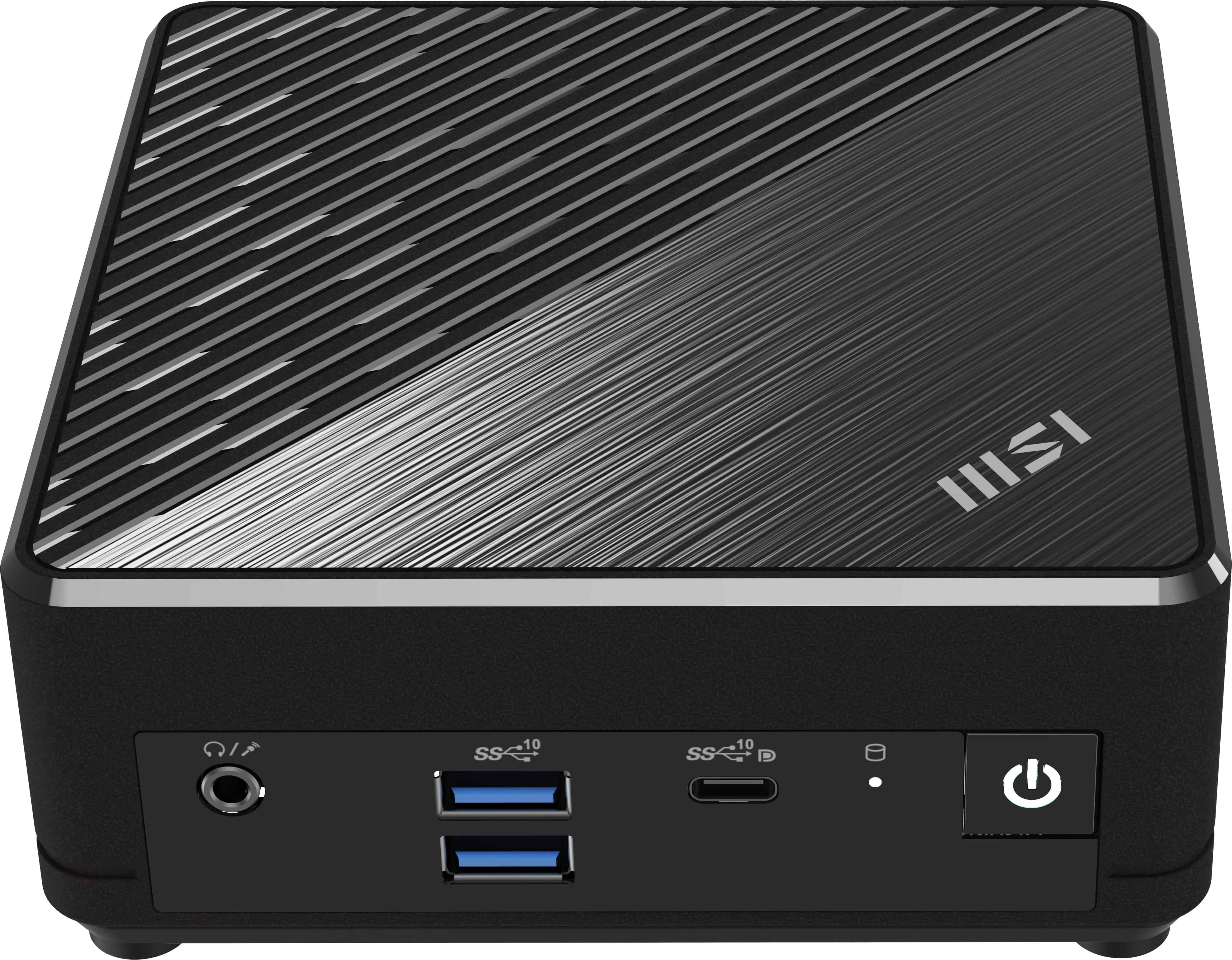 MSI Cubi N ADL S-078EU Intel® N N100 4 GB DDR4-SDRAM 128 GB SSD Windows 11 Pro Mini PC Zwart (CUBI N ADL S-078EU) thumbnail