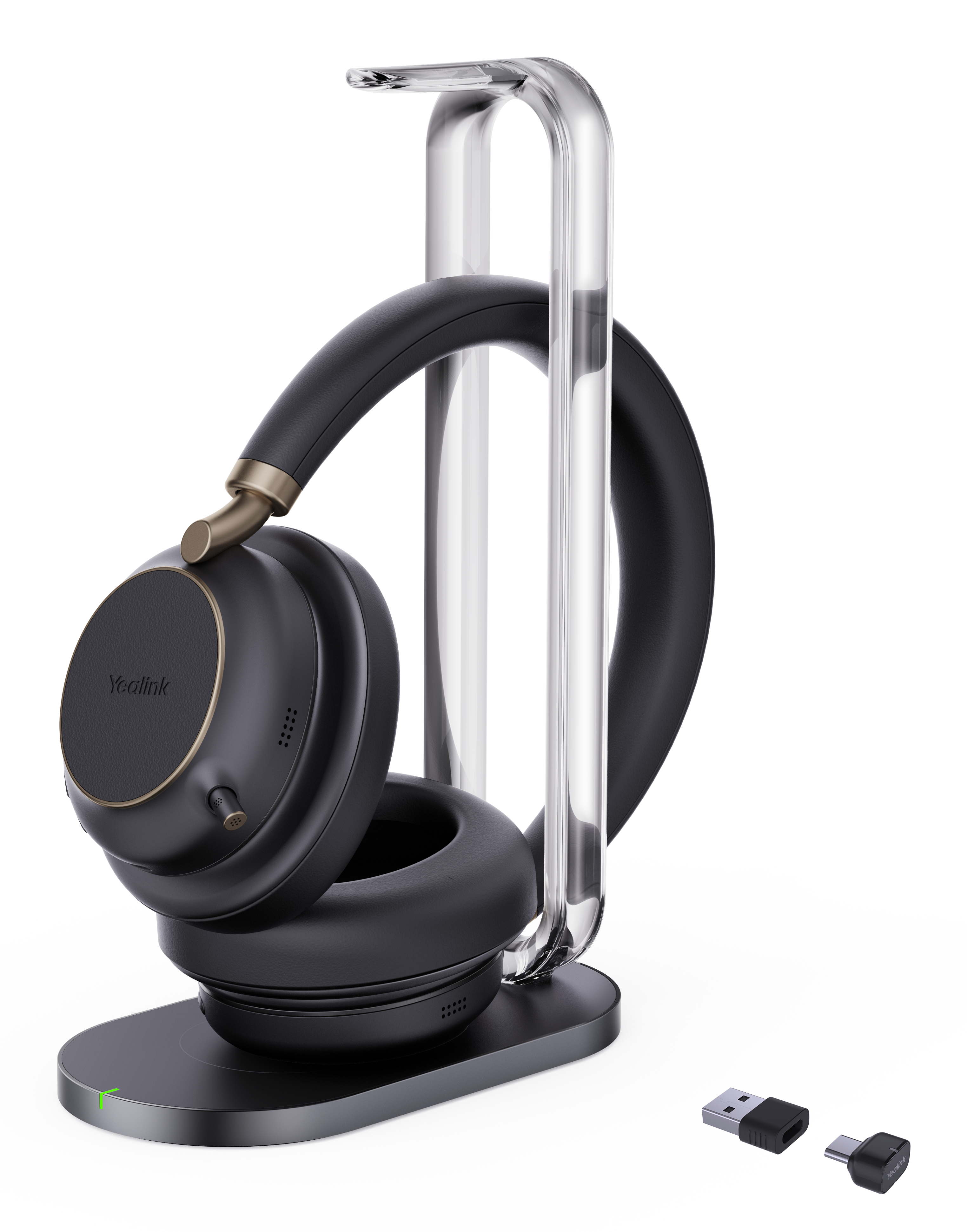 Yealink BH76 Plus met Oplaadstandaard UC Zwart USB-C/A Headset (1208700) thumbnail