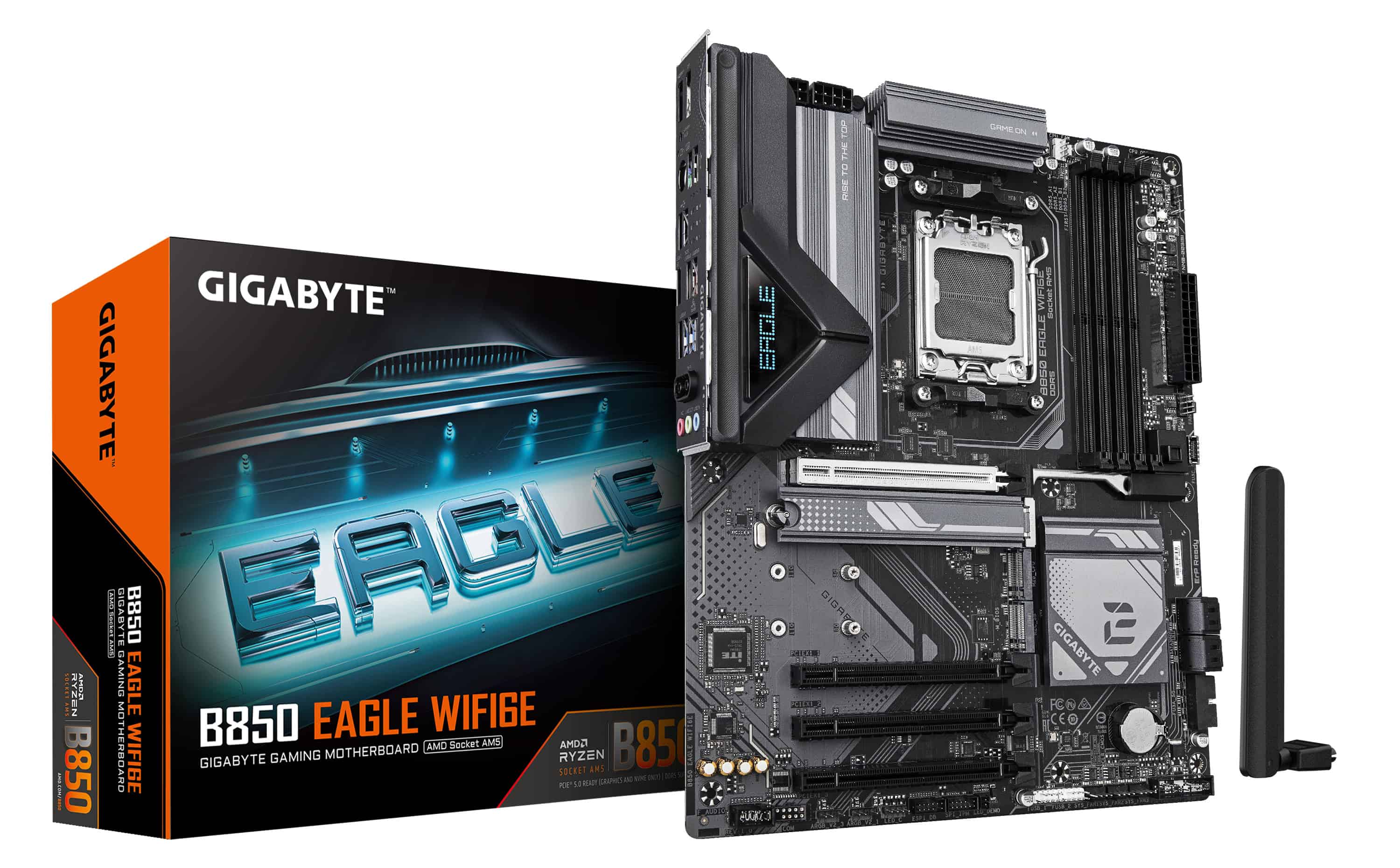 GIGABYTE B850 EAGLE WIFI6E moederbord AMD B850 Socket AM5 ATX (B850 EAGLE WIFI6E) thumbnail