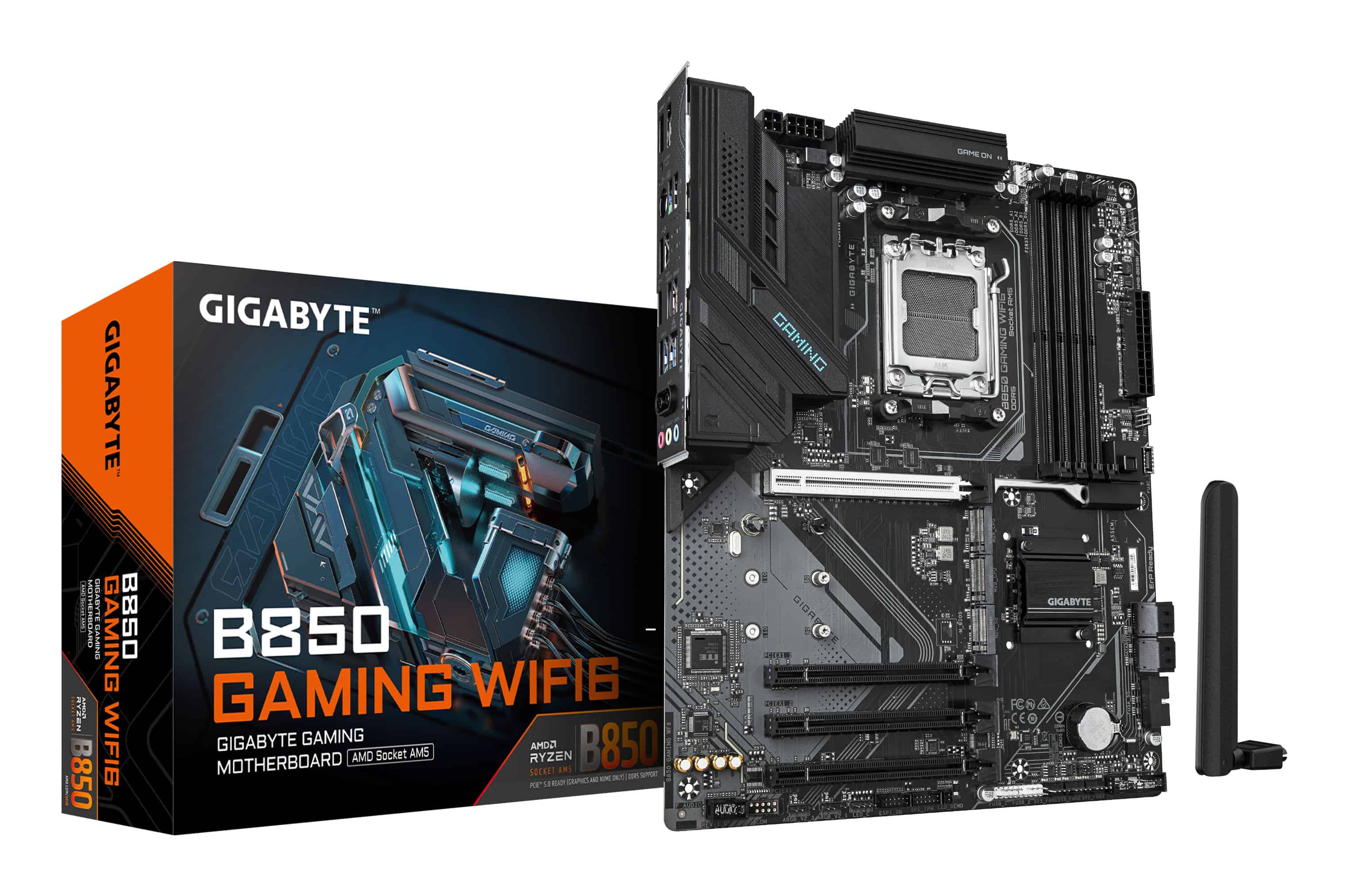 GIGABYTE B850 GAMING WIFI6 AMD B850 Socket AM5 ATX (B850 GAMING WF6) thumbnail
