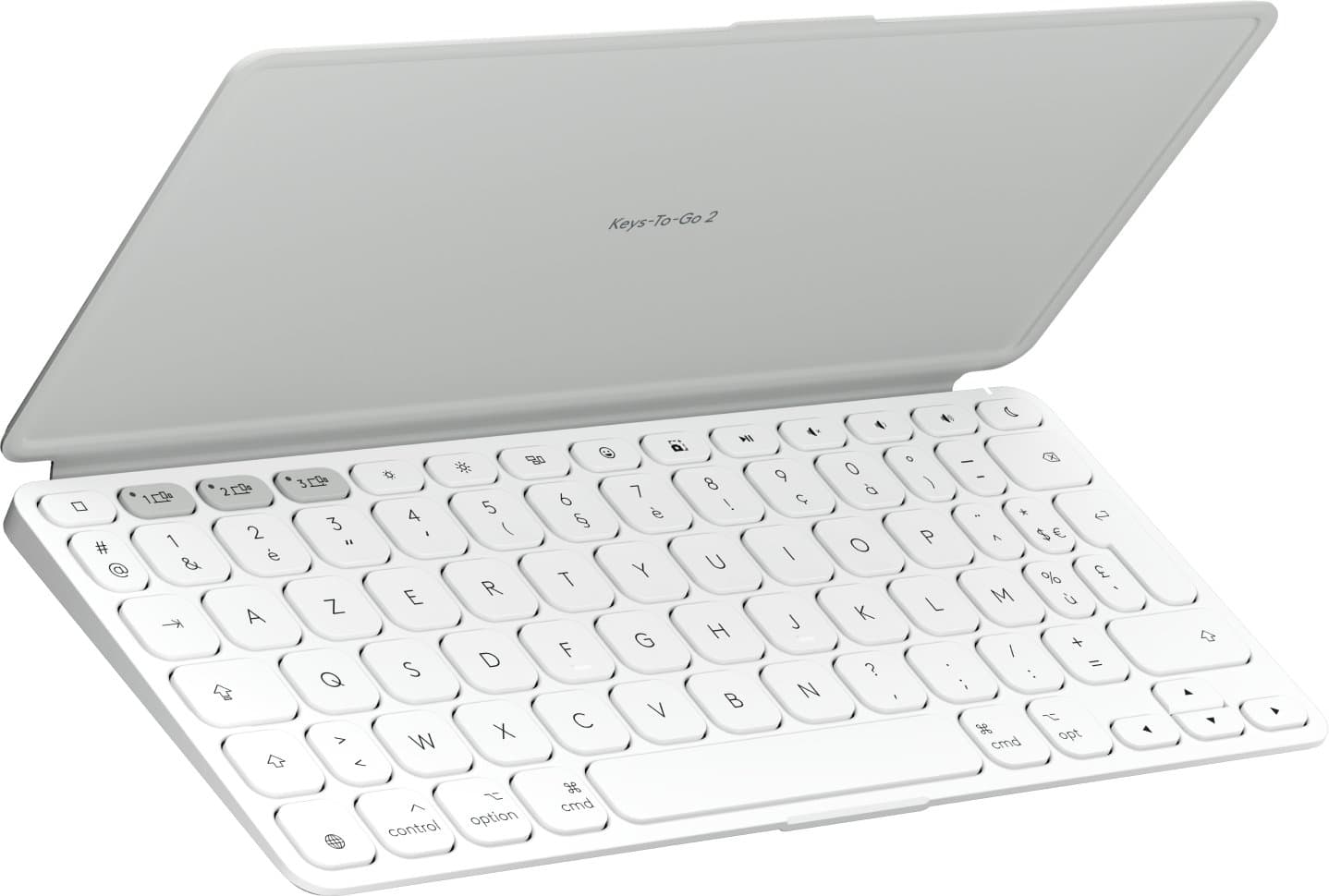 Logitech LOGI Keys-To-Go 2 - Pale Grey (FR) (920-013007) thumbnail