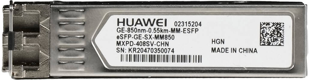 HUAWEI eKit eSFP-GE-SX-MM850 netwerk transceiver module Vezel-optiek 1000 Mbit/s SFP 850 nm (ESFP-GE-SX-MM850) thumbnail