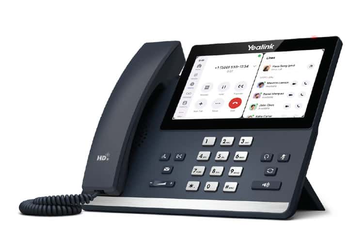 Yealink MP56 Zoom IP telefoon Grijs LCD Wifi (1301115) thumbnail