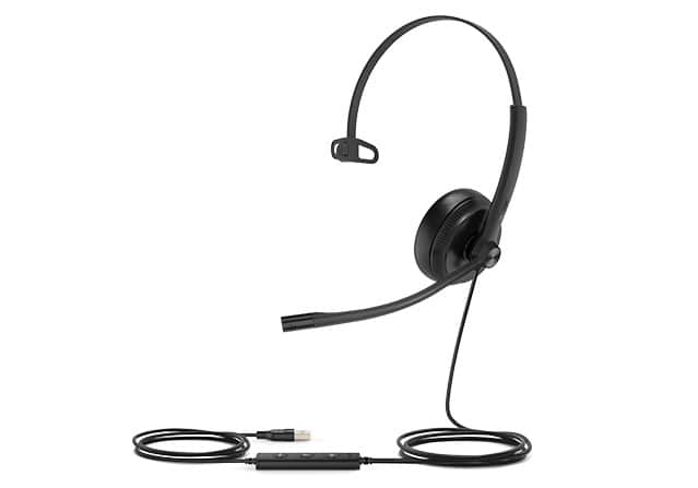 Yealink UH34 SE Mono Headset Bedraad Hoofdband Kantoor/callcenter Zwart (1308032) thumbnail