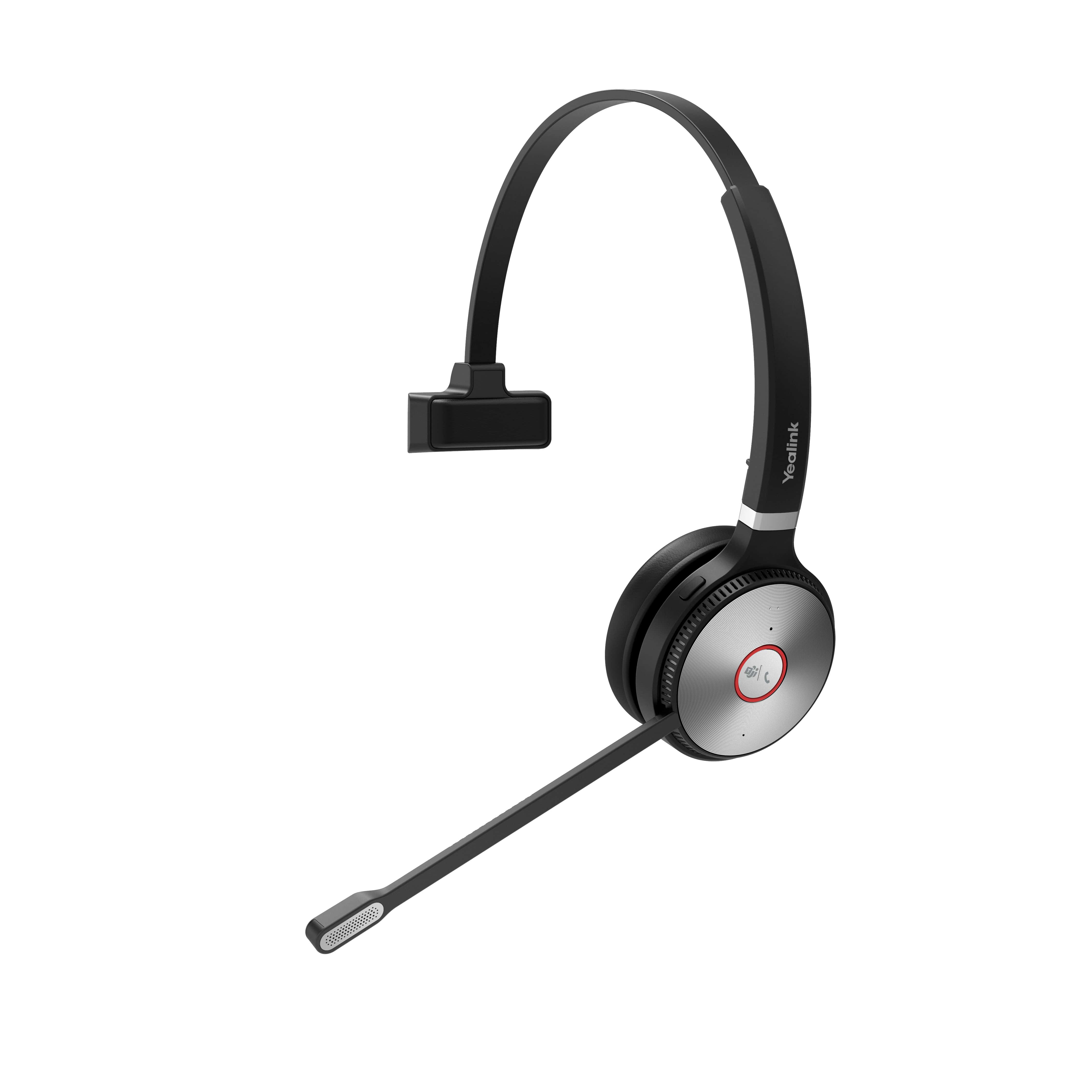 Yealink WHM621UC Headset Draadloos Hoofdband Kantoor/callcenter Zwart (1308067) thumbnail
