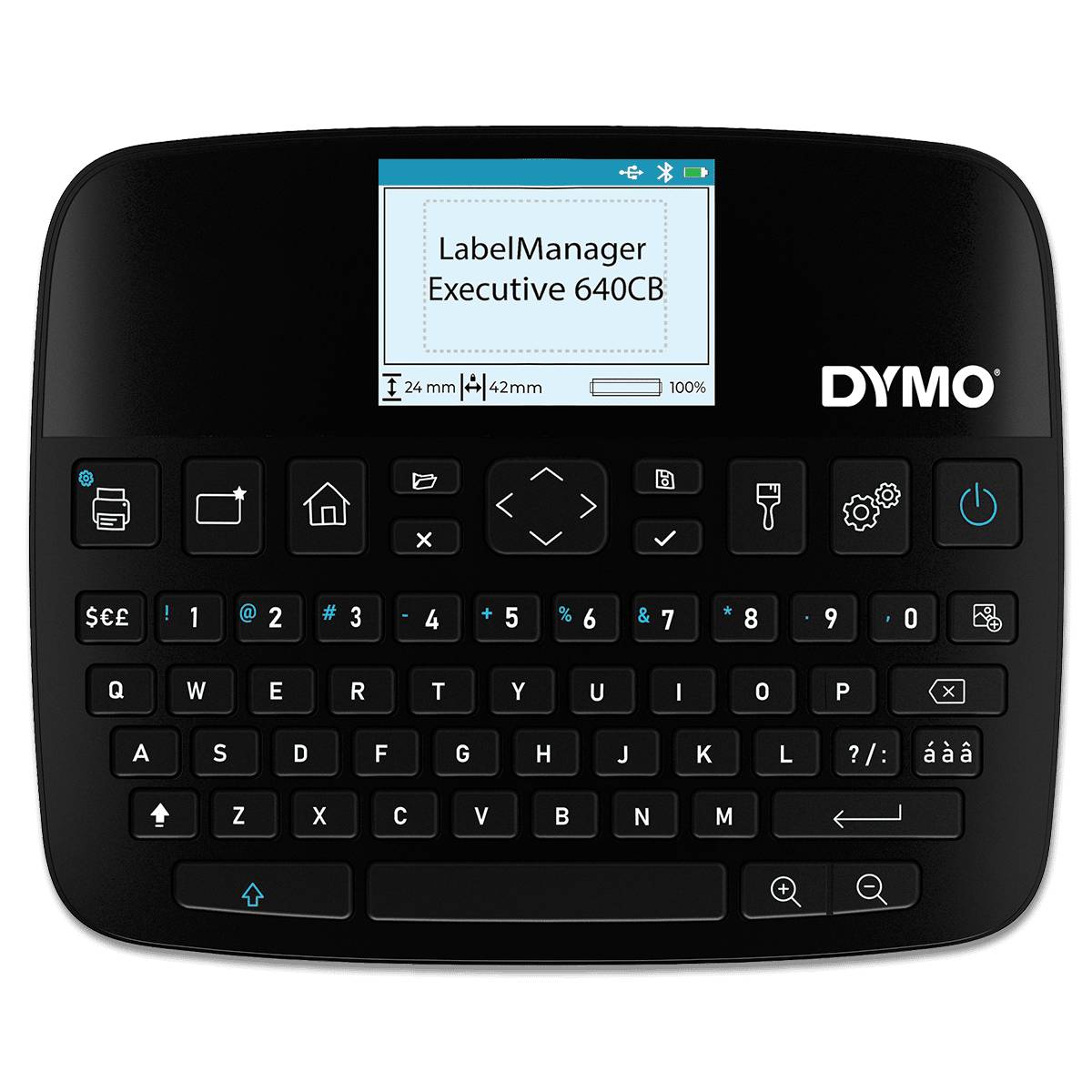 Dymo LabelMANAGER 640CB - Beschriftungsgerät - s/w - Thermotransfer - Rolle (2,4 cm) (2197370) (2197370) thumbnail
