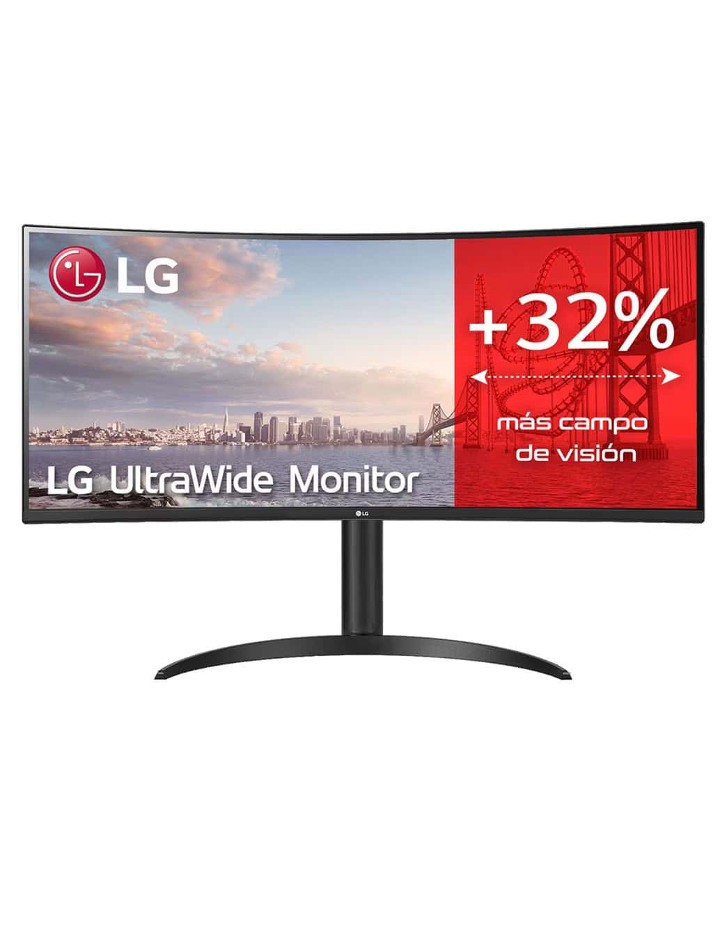 LG 34WP75CP-B computer monitor 86,4 cm (34) 3440 x 1440 Pixels Wide Quad HD LCD Zwart (34WP75CP-B.AEU) thumbnail