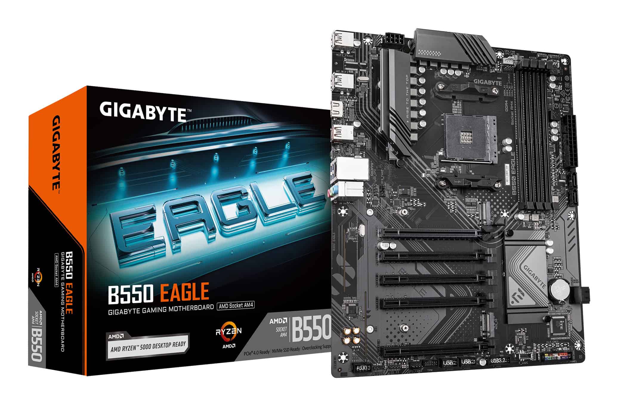 GIGABYTE B550 EAGLE moederbord AMD B550 Socket AM4 ATX (B550 EAGLE) thumbnail