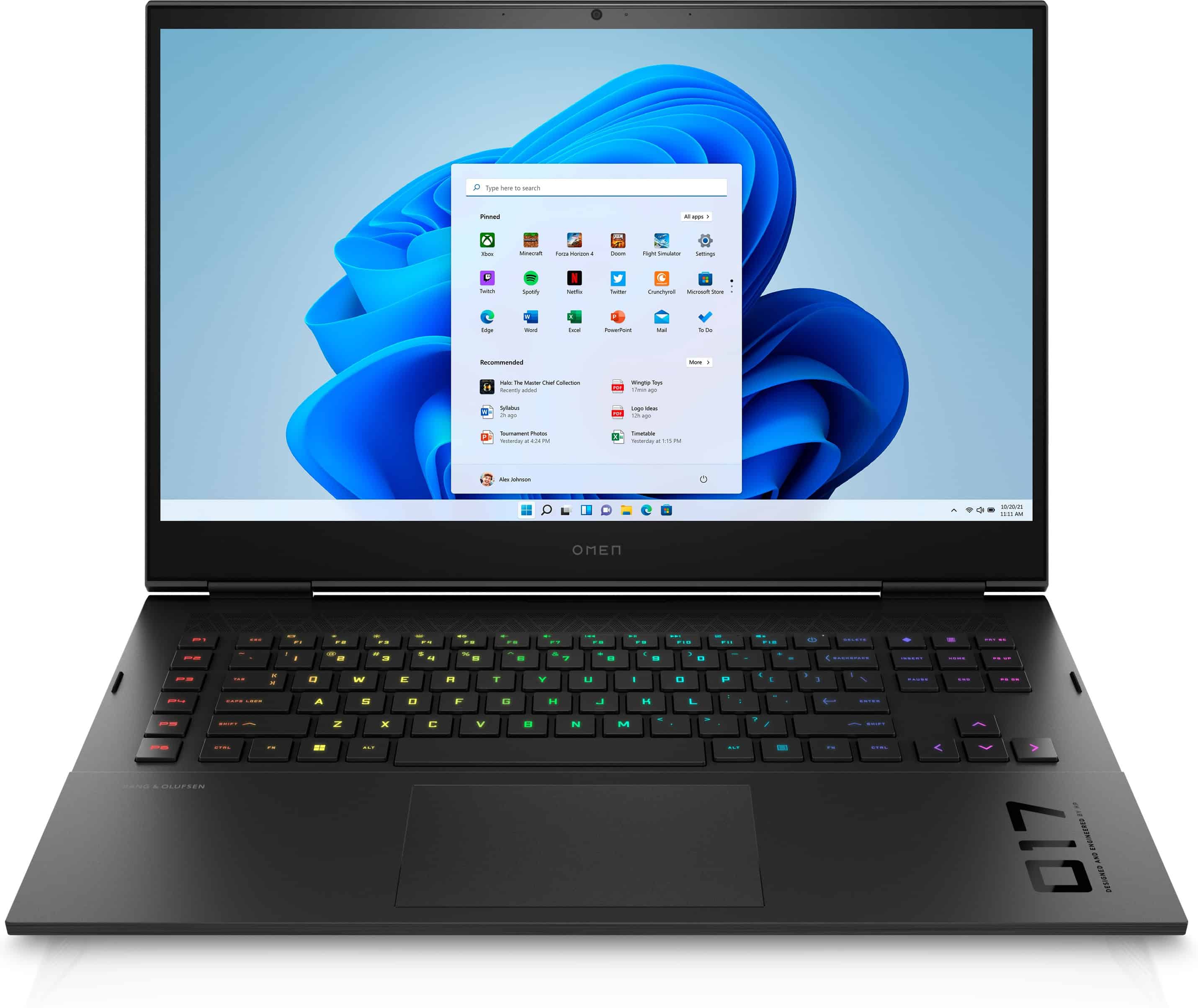 HP OMEN 17-ck1004nd Intel® Core™ i7 i7-12700H Laptop 43,9 cm (17.3) Quad HD 32 GB DDR5-SDRAM 1 TB SSD NVIDIA GeForce RTX 3080 Ti Wi-Fi 6E (802.11ax) Windows 11 Home Zwart (660A2EA#ABH) thumbnail