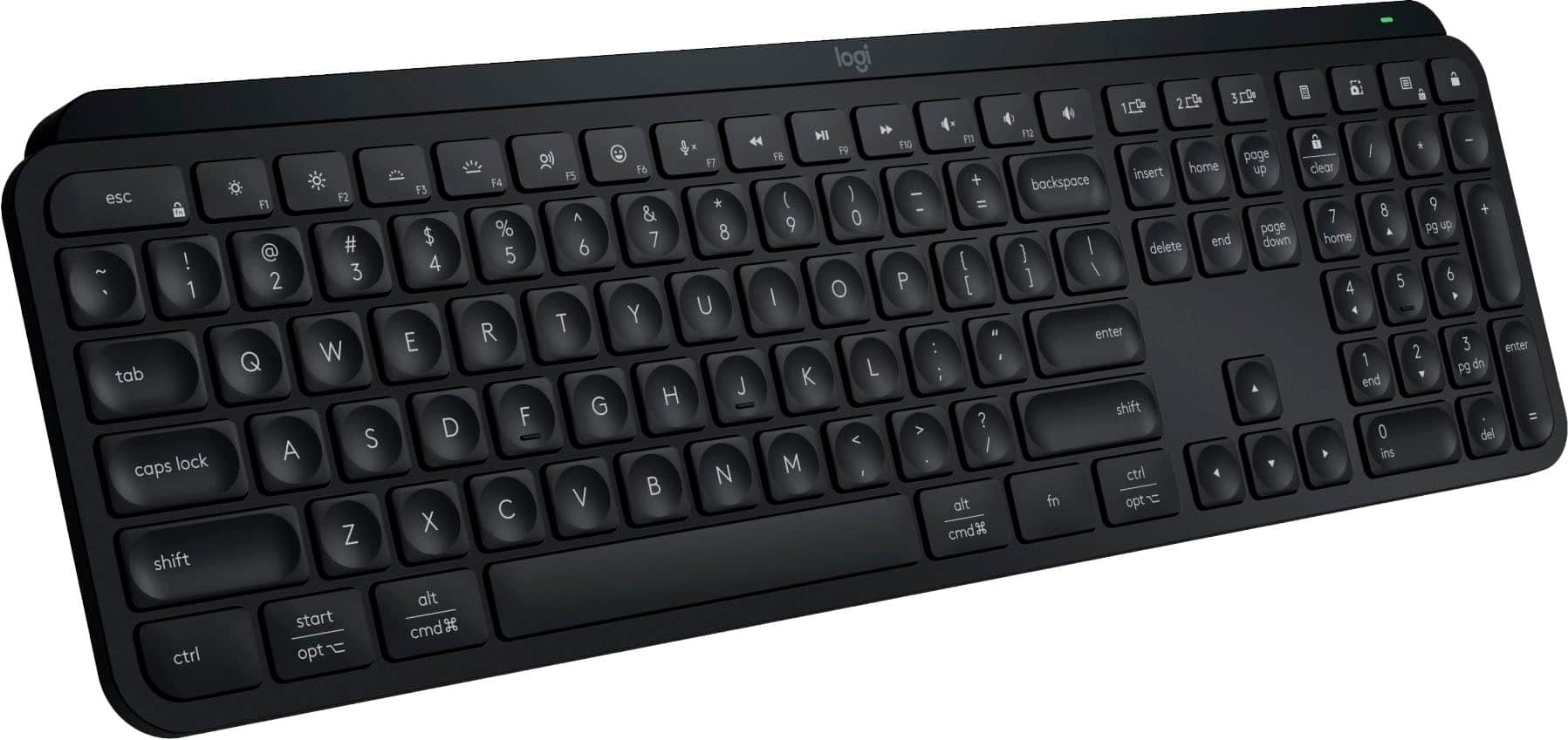 Logitech MX Keys S - GRAPHITE - ESP - BT - N/A - (920-011577) thumbnail