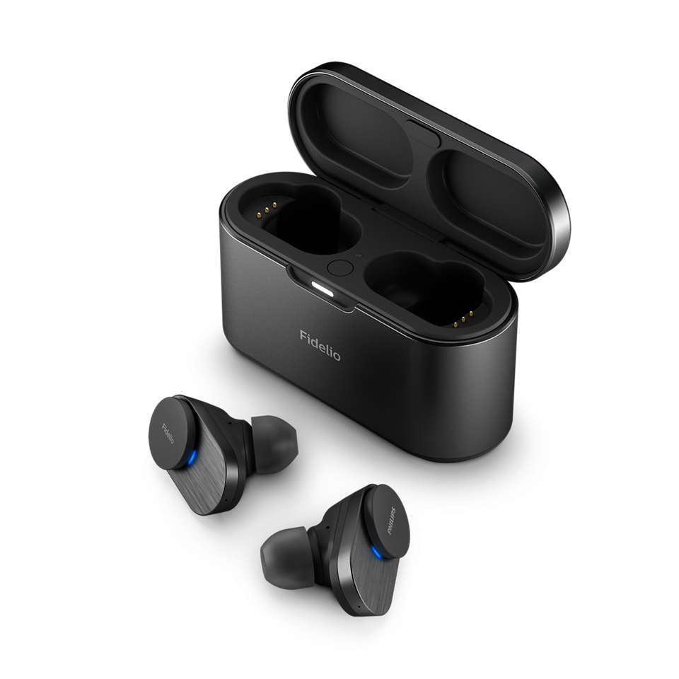 Philips T1BK/00 hoofdtelefoon/headset Hoofdtelefoons True Wireless Stereo (TWS) In-ear Oproepen/muziek USB Type-C Bluetooth Zwart (T1BK/00) thumbnail